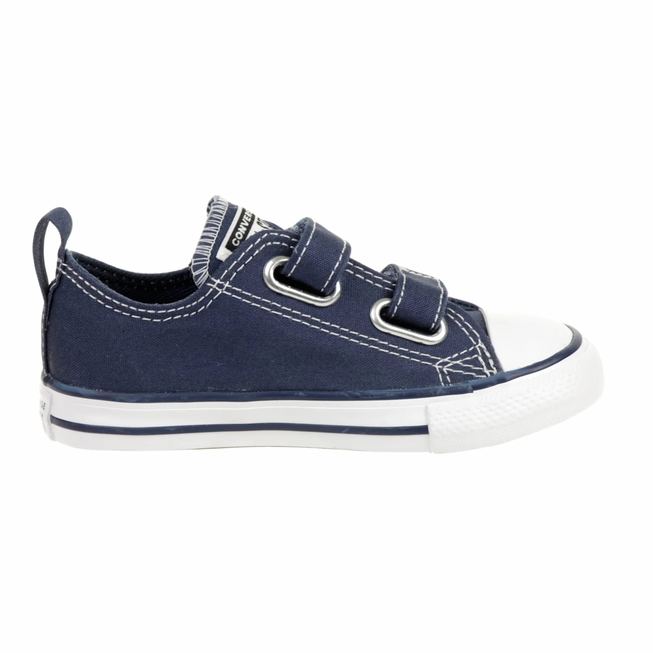Converse Chuck Taylor CT 2V Ox Zapatillas, Unisex niños, Azul (Athletic Navy/White 412), 24 EU (8 Infantil UK)