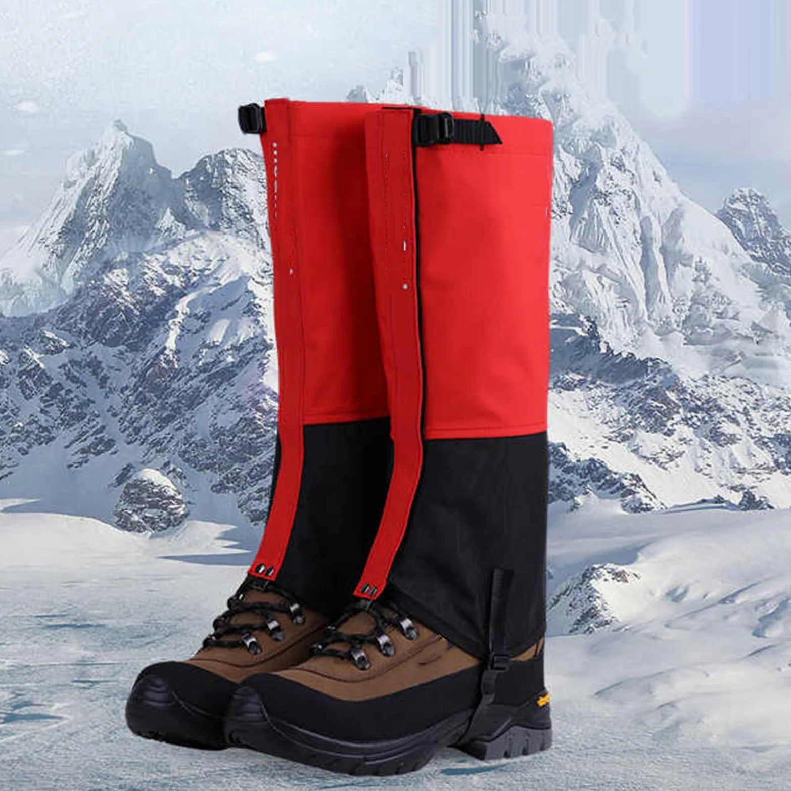 Polainas For Piernas, Senderismo Al Aire Libre, Caminata, Escalada, Caza, Polainas, Polainas Ajustables For Senderismo, Caza, Escalada En Barro O Raquetas De Nieve(Black,XL)
