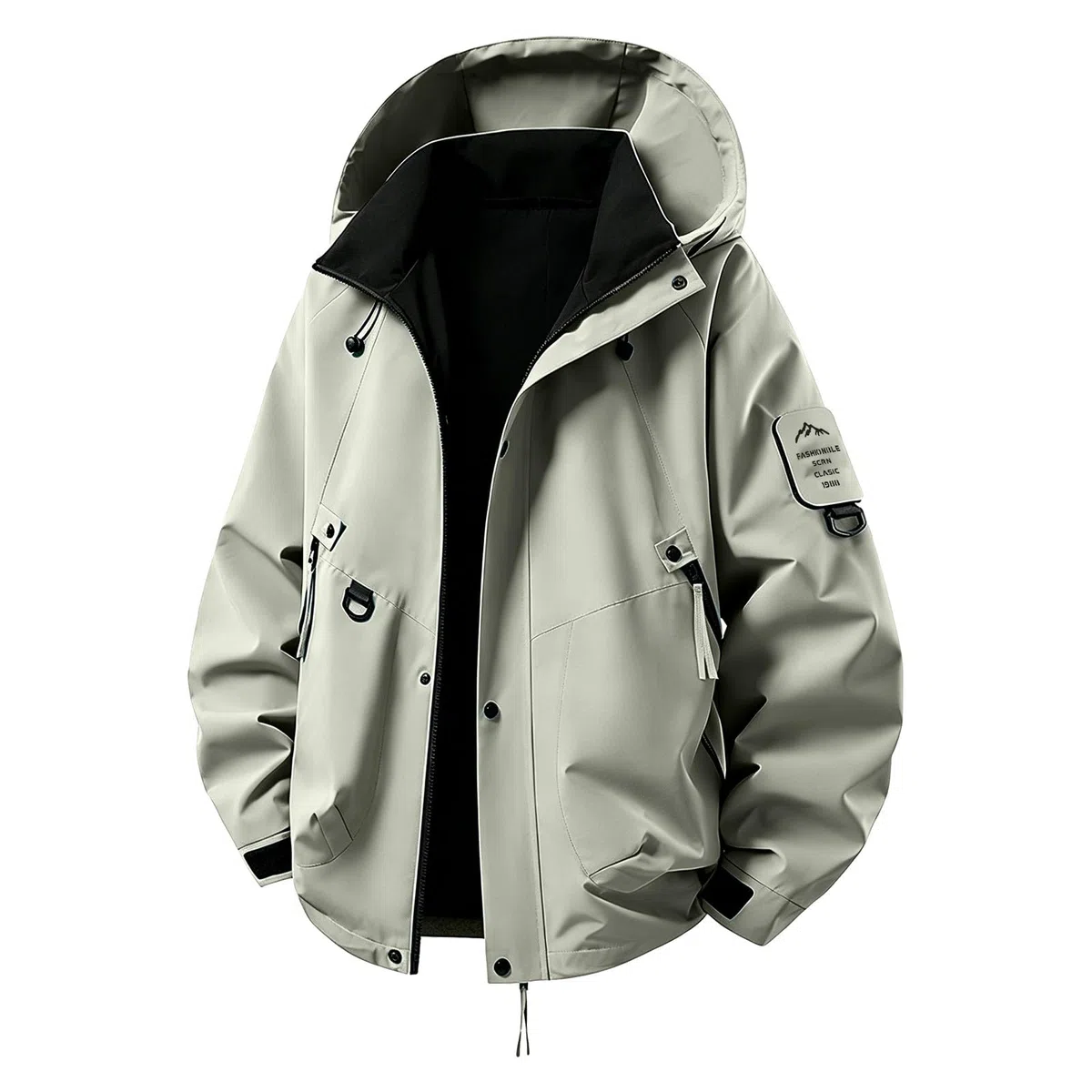 Chubasquero para mujer, resistente al agua, cortavientos, fina, chaqueta cortavientos para mujer, chaqueta fina para mujer, chaqueta de entretiempo con capucha, chaqueta de otoño, chaqueta deportiva