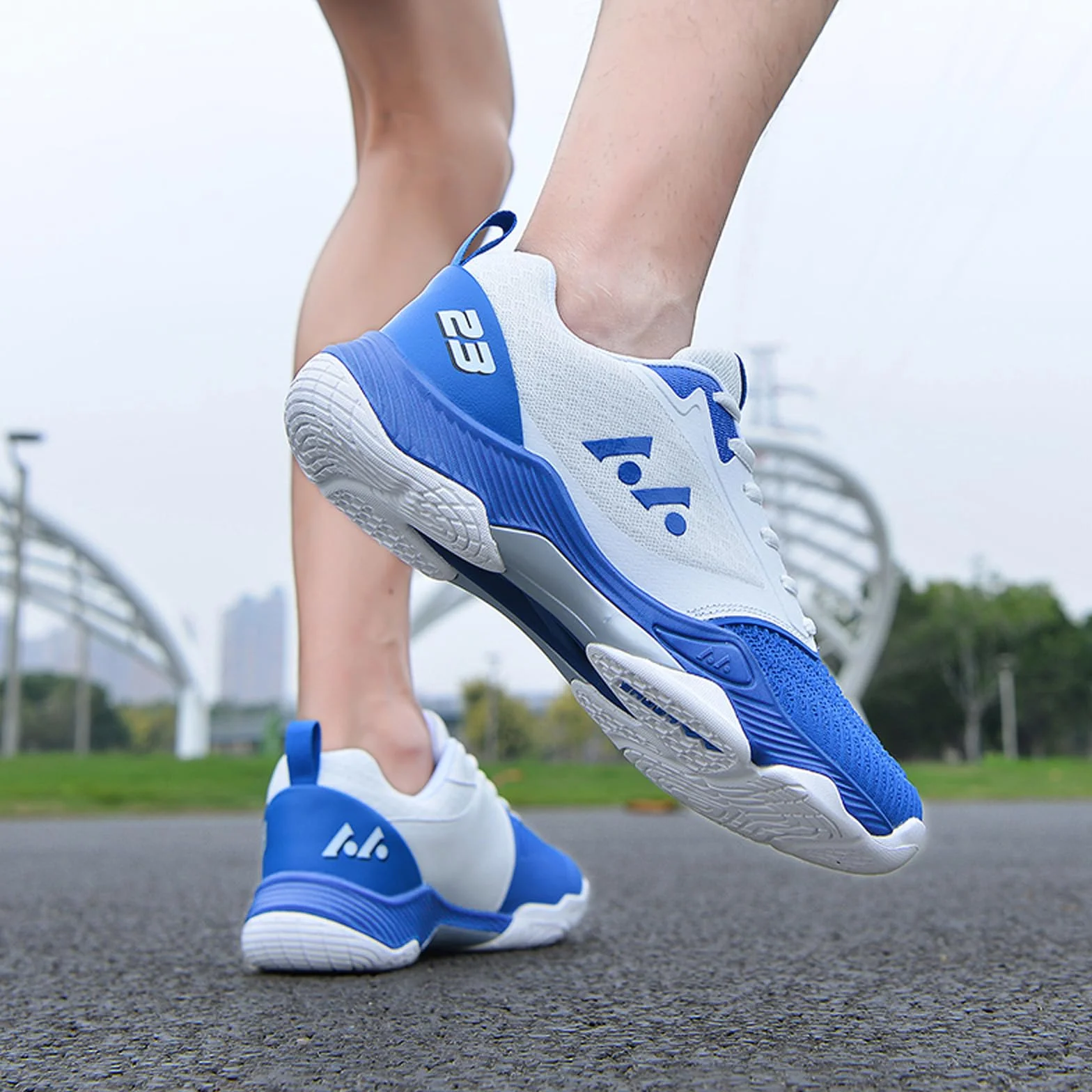 BLBK Zapatos de bádminton, zapatos de squash, zapatos de interior para diferentes revestimientos de suelo, agarre cómodo y firme, zapatillas de voleibol unisex