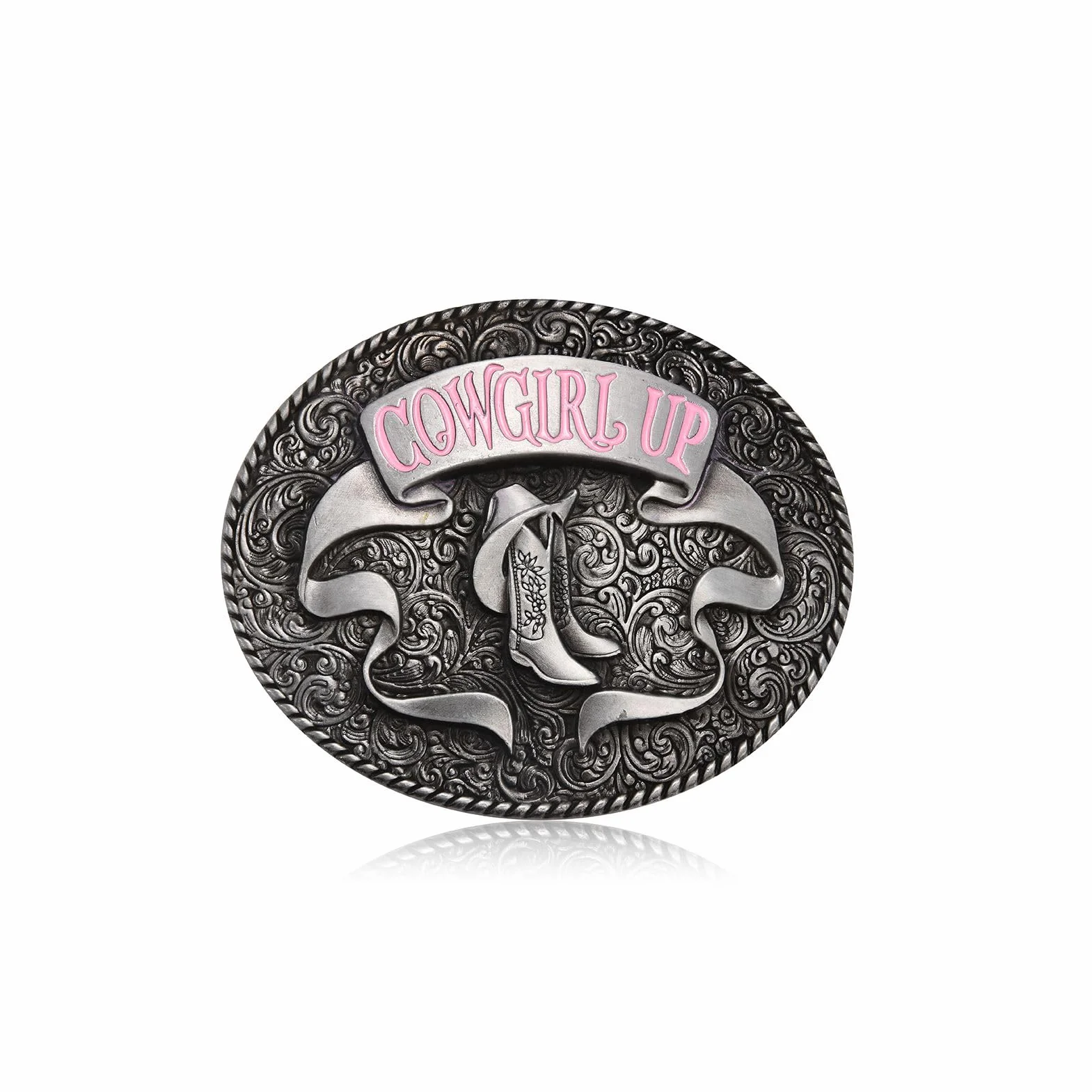 MASOP VOGU Cowgirl Up Belt Western Cowgirl Rodeo Cinturón Hebillas para mujeres y niñas, accesorio de mezclilla de moda