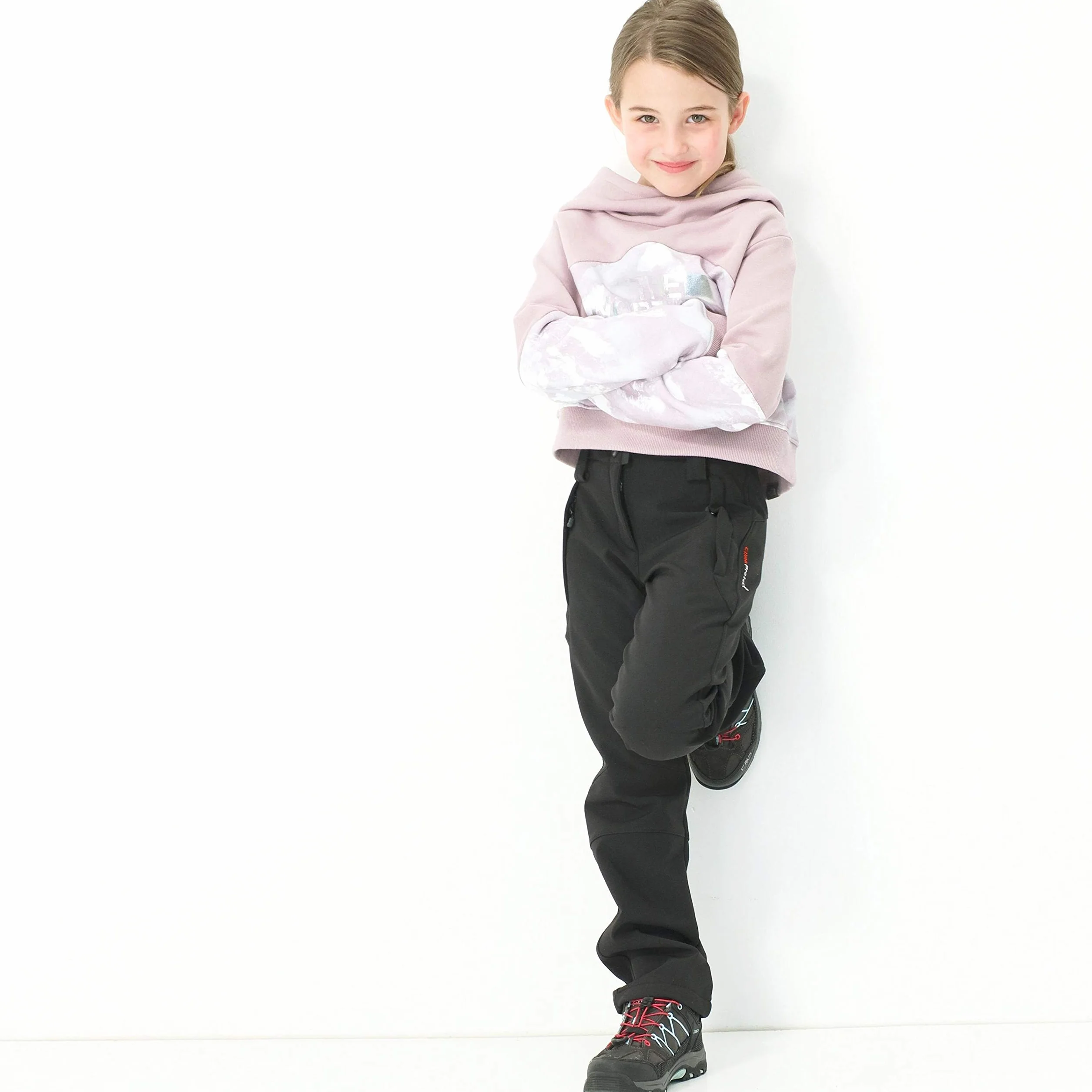 CMP Pantalones Softshell Con Tecnología Climaprotect Pantalones Softshell Con Tecnología Climaprotect, Niñas, Nero, 164