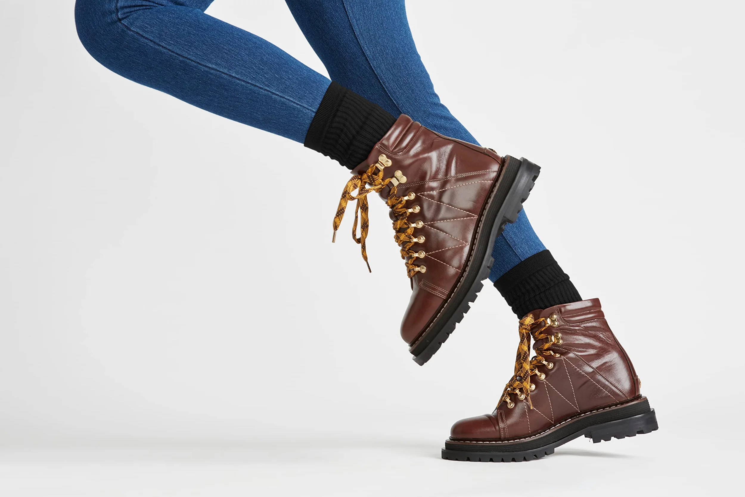 HUE Calcetines deportivos ecológicos para mujer, paquete de 2 pares