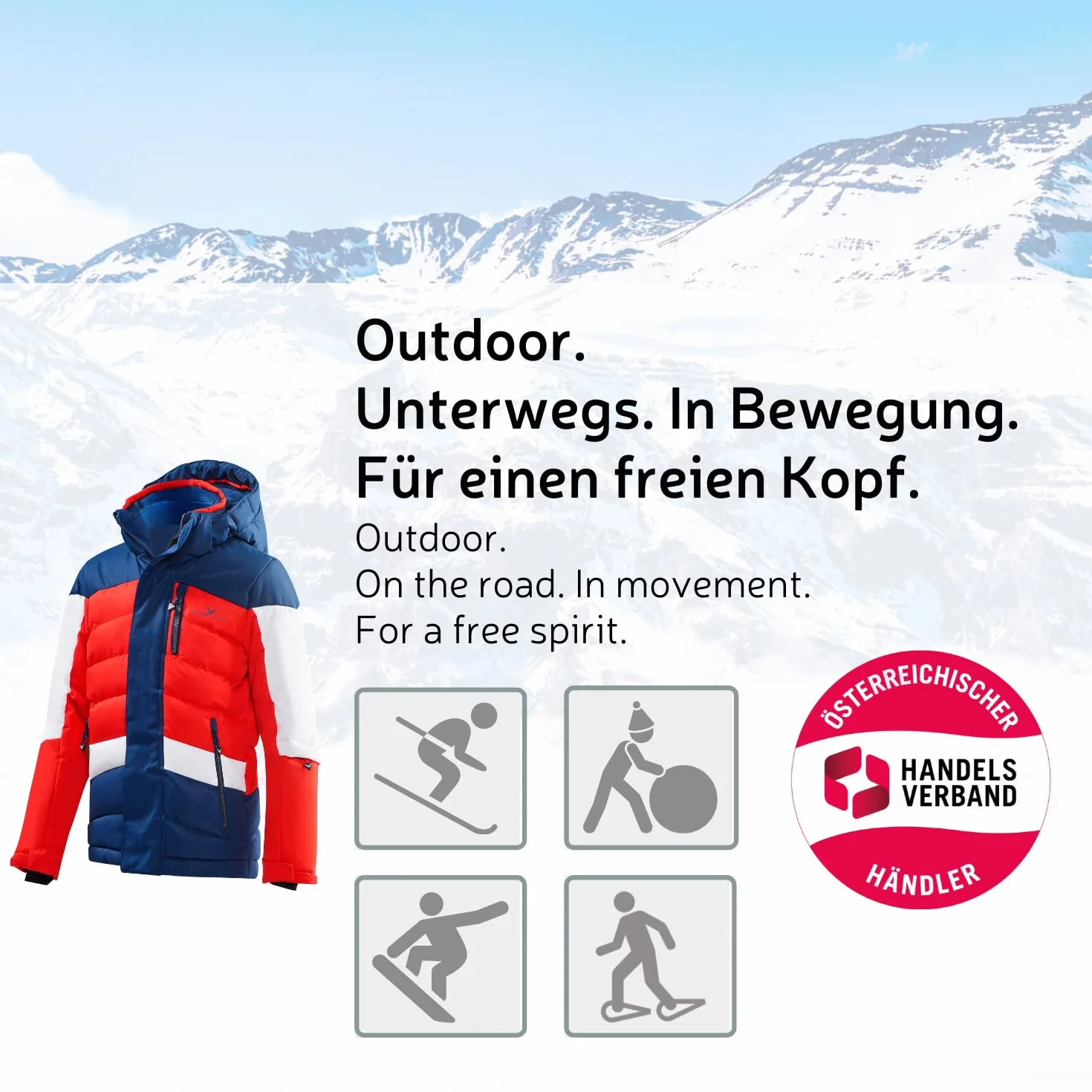 Black Crevice Chaqueta de esquí infantil, chaqueta de invierno rompeviento e impermeable para niños, bolsillos impermeables con cremallera, con capucha