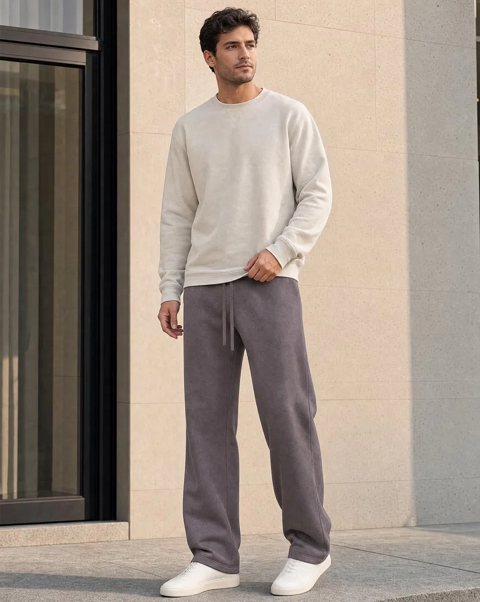 NOBERO Pantalones deportivos regulares para hombre