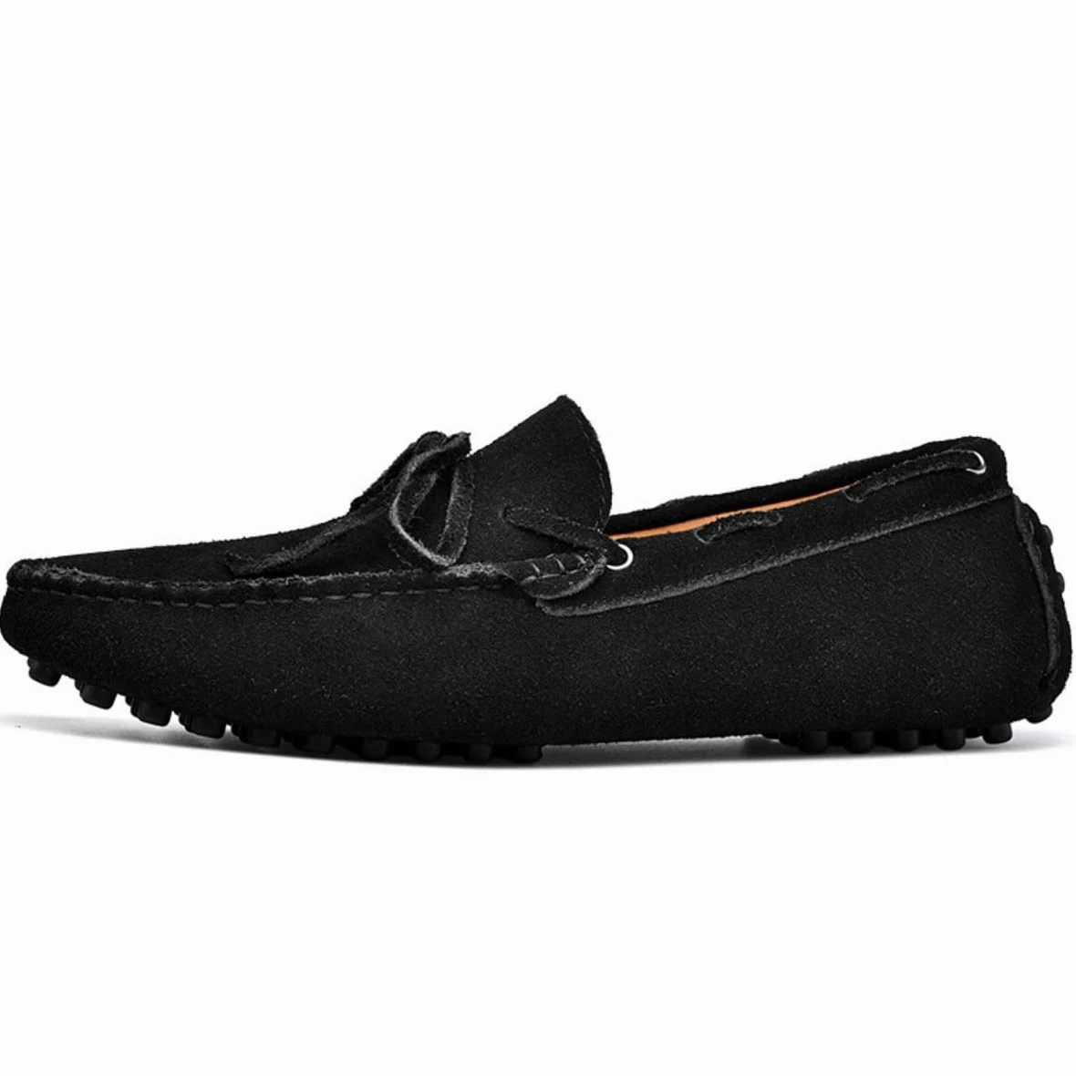 Hombres Elegante Hebilla Mocasines Comodidad Ante Zapatos de Conducir Estiloso Pantuflas Holgazanes Slip On Verano Plano Cuero Zapatos de Conducción 38-49 EU