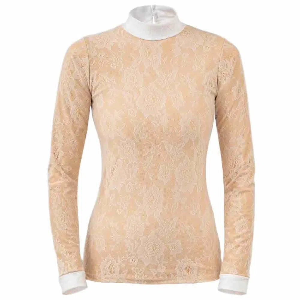 CAVALLIERA Pure Lace Woman Long Sleeve T-Shirt XL