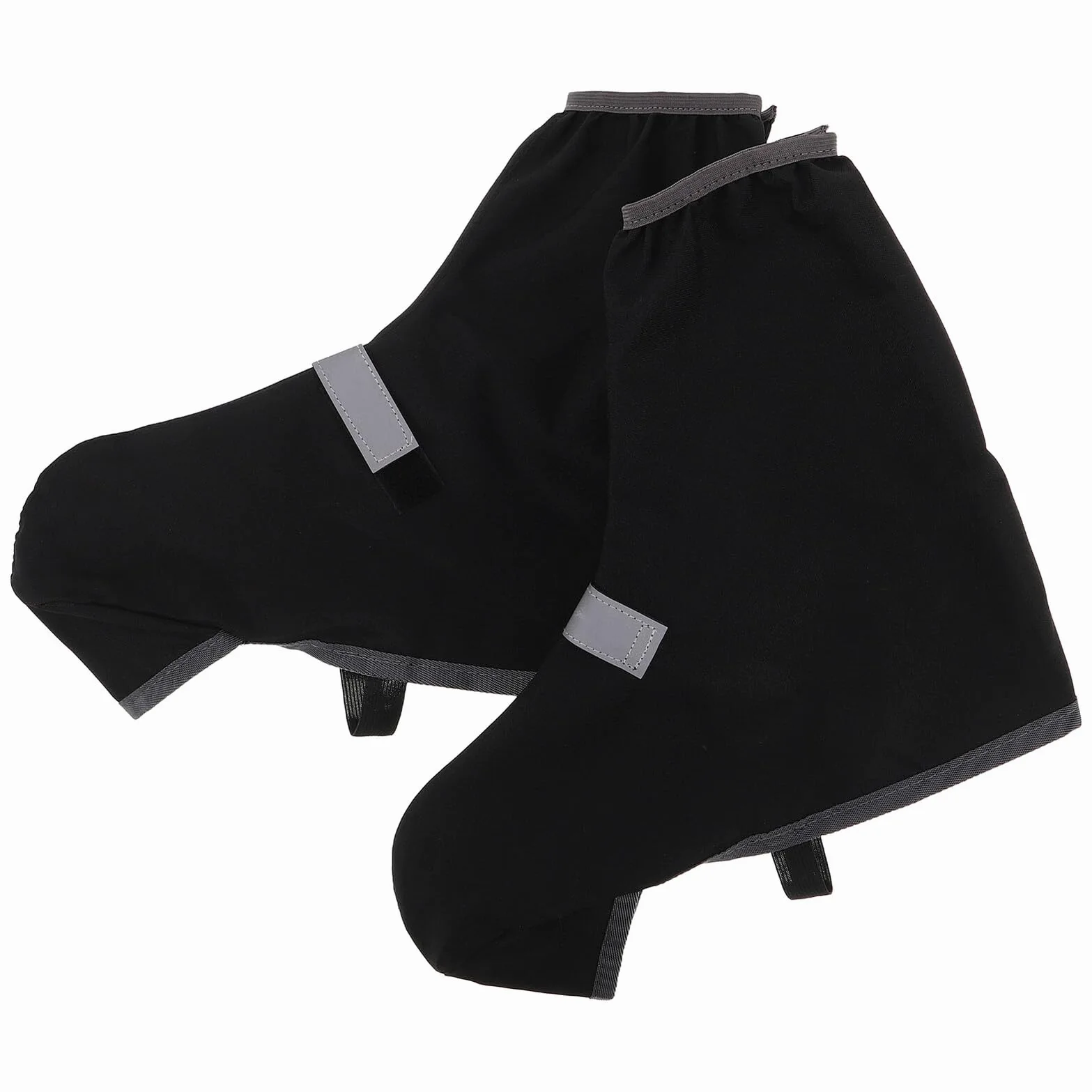 Cubrezapatos Impermeables para Senderismo Polainas Negras Talla L Protección Antideslizante Resistente al Agua para Botas de Montaña Ciclismo y Actividades al Aire Libre 1 Par