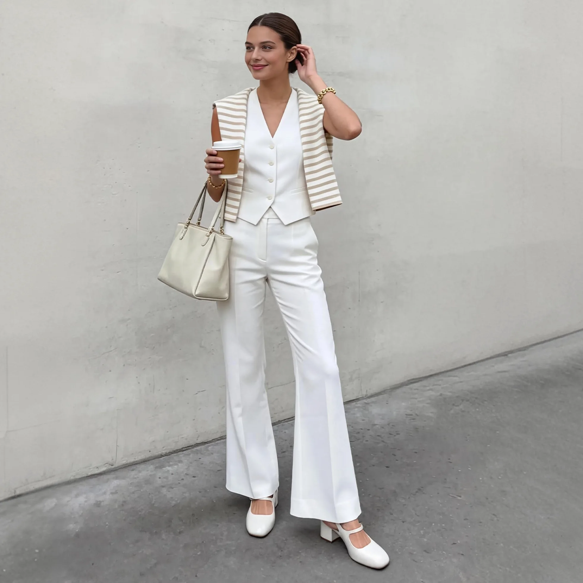 DREAM PAIRS Zapatos de Tacón Bajo Mary Jane para Mujer con Tira Trasera Punta Cuadrada