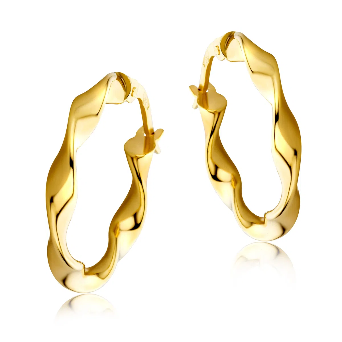 Miore Pendientes de Oro Amarillo de 9K para Mujer