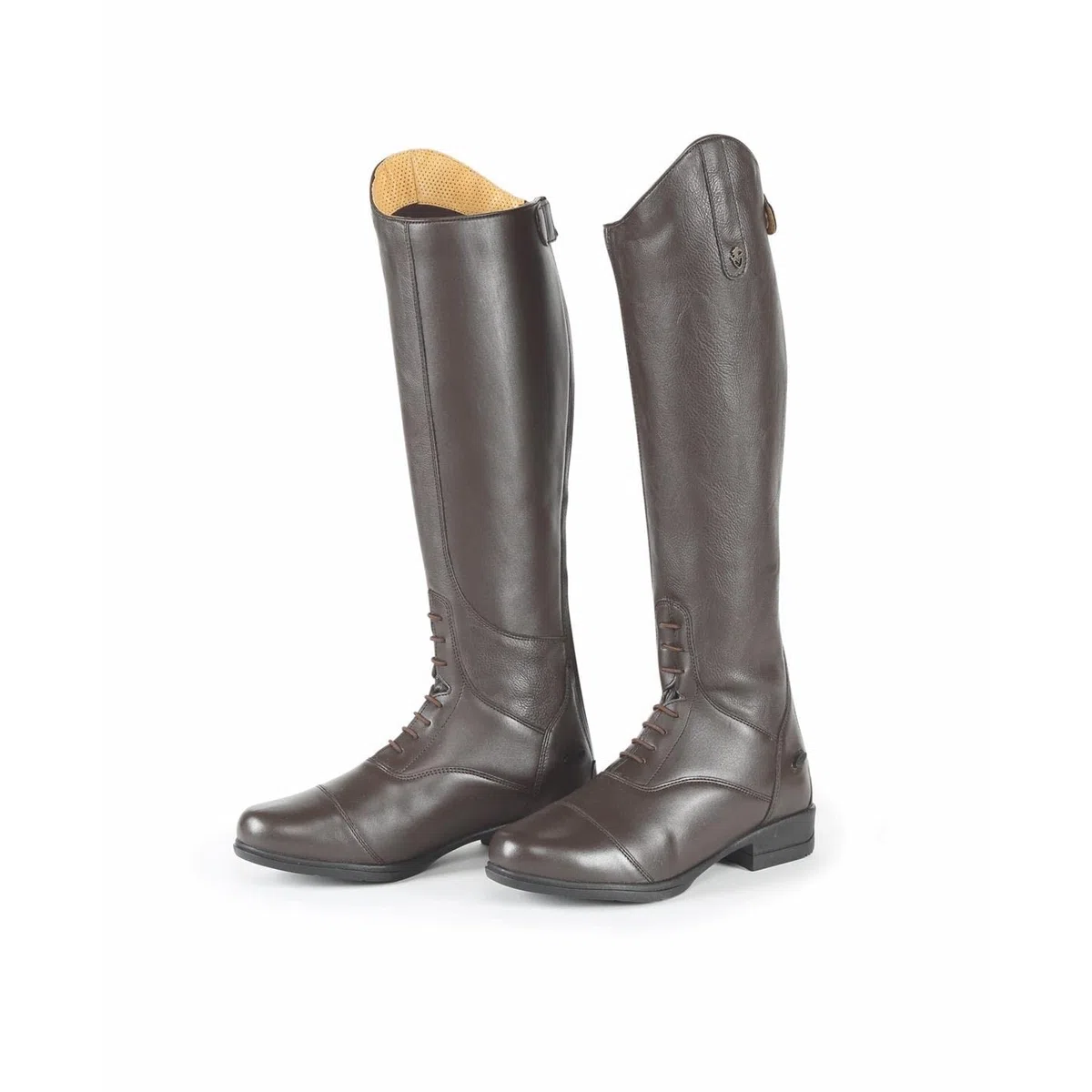 Shires MORETTA Gianna - Botas de equitación largas para niños, Brown, 32 EU