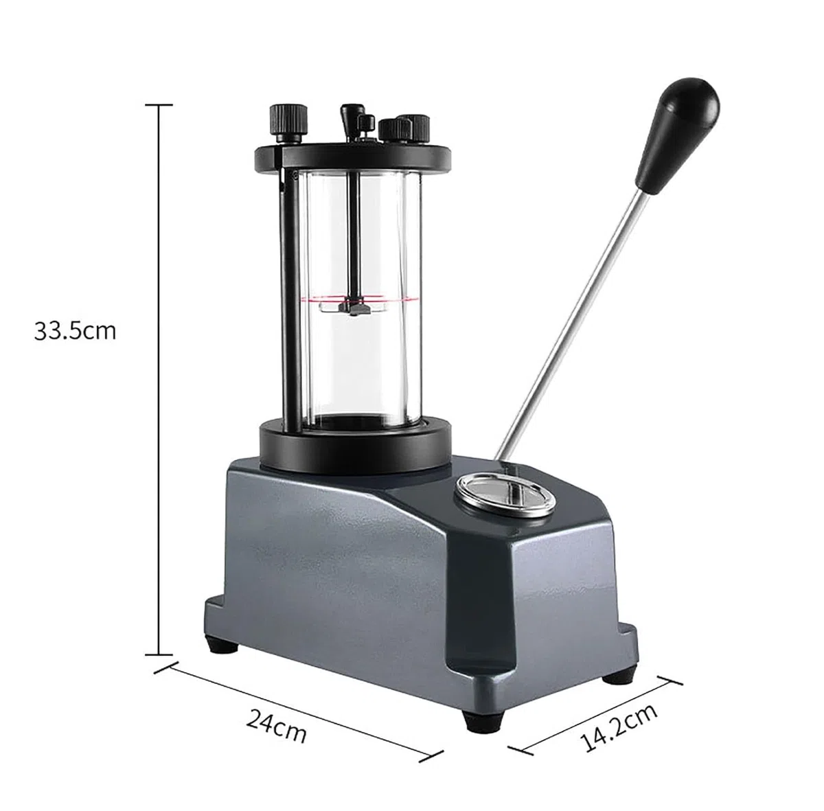 Probador de presión para relojes con medidor ajustable, herramienta de prensado de caja impermeable para profesionales de reparación de relojes