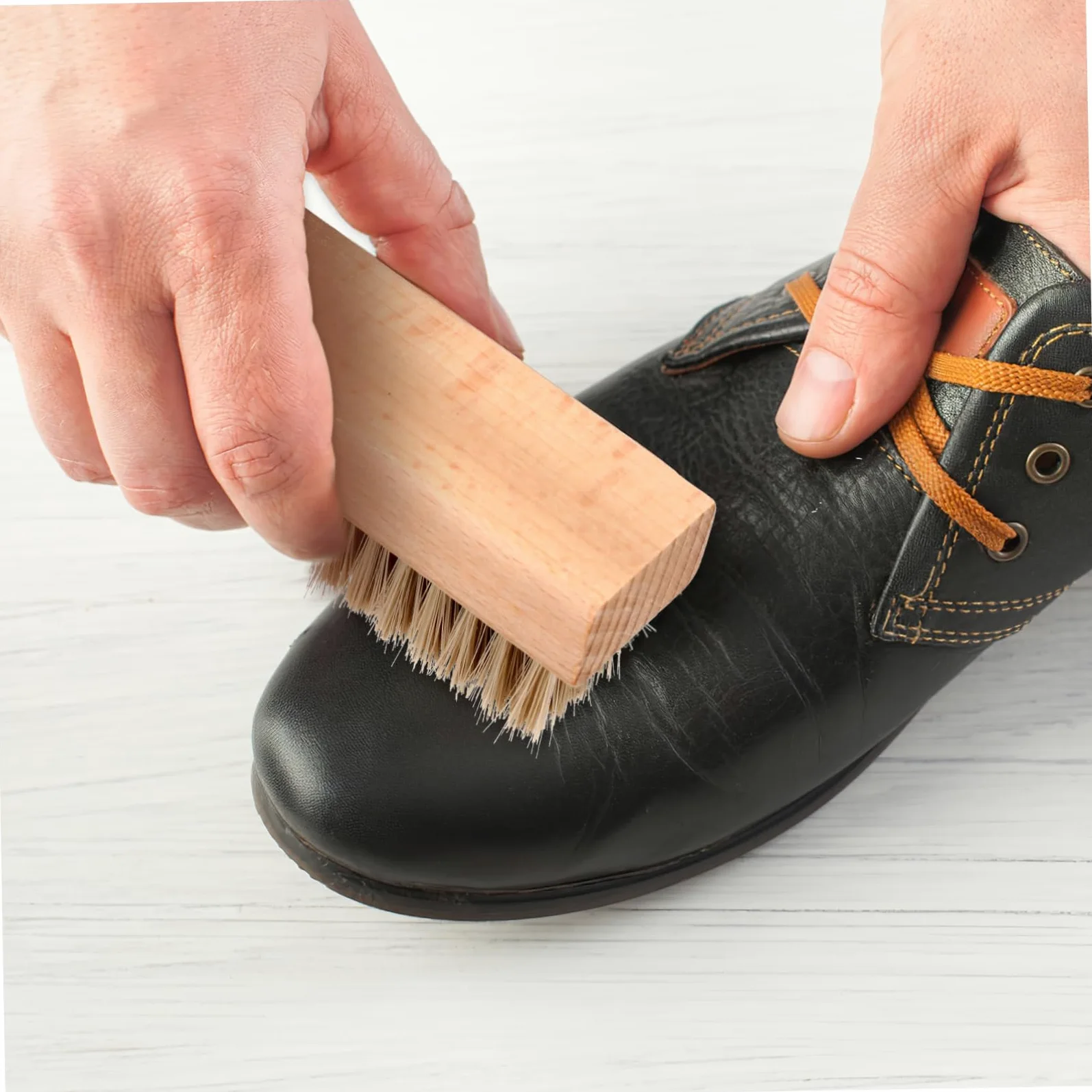 Homoyoyo 10piezas Cepillo para Zapatos De Cuero De Limpiador Cepillo para Zapatos Adecuado para Botas y Limpieza De Calzado