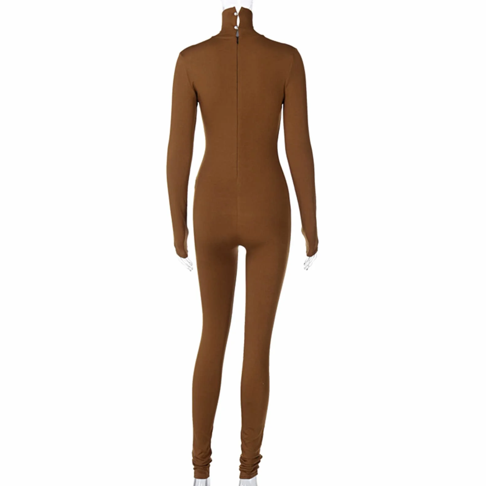 YiZYiF Maillot Manga Larga Mujer Mono Deportivo Yoga Gimnasia Leotardo Color Liso S-XL