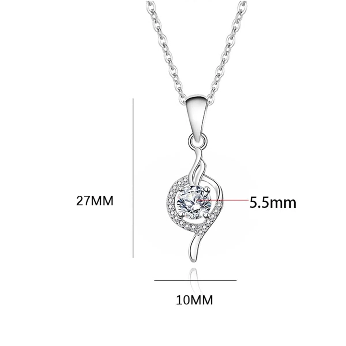 Collares de moda para mujer con moissanita, collar de oro rosa, cinta de halo de boda, cumpleaños