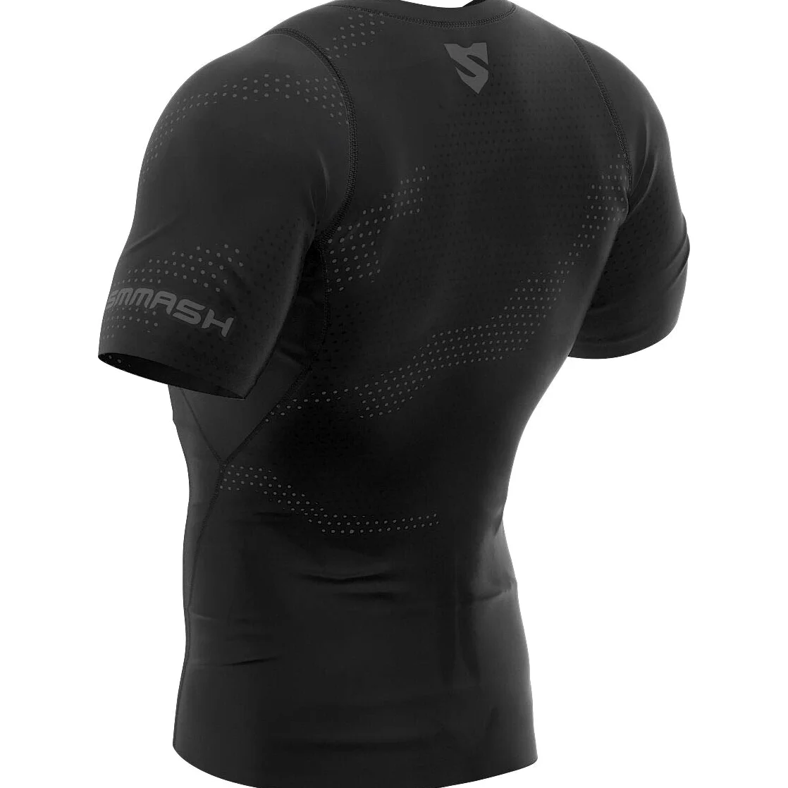 SMMASH Cross20 Camisetas Compresión Deporte de Manga Corta para Hombre, Gimnasio, Formación, Crossfit, Material Transpirable y Antibacteriano