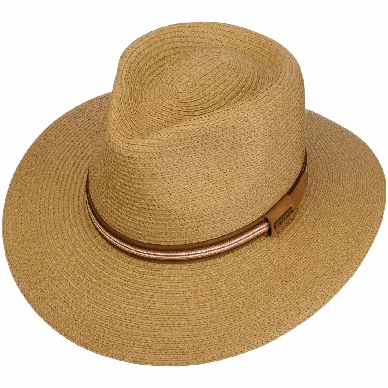 Stetson Big Brim Toyo Traveller Sombrero Paja Proteccion UV 40 Unisex Primavera Verano