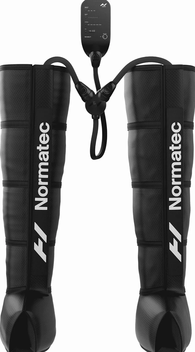 Hyperice Normatec 3 - Sistema de recuperación con tecnología patentada de masaje de compresión dinámica (Normatec 3 patas de tamaño estándar)