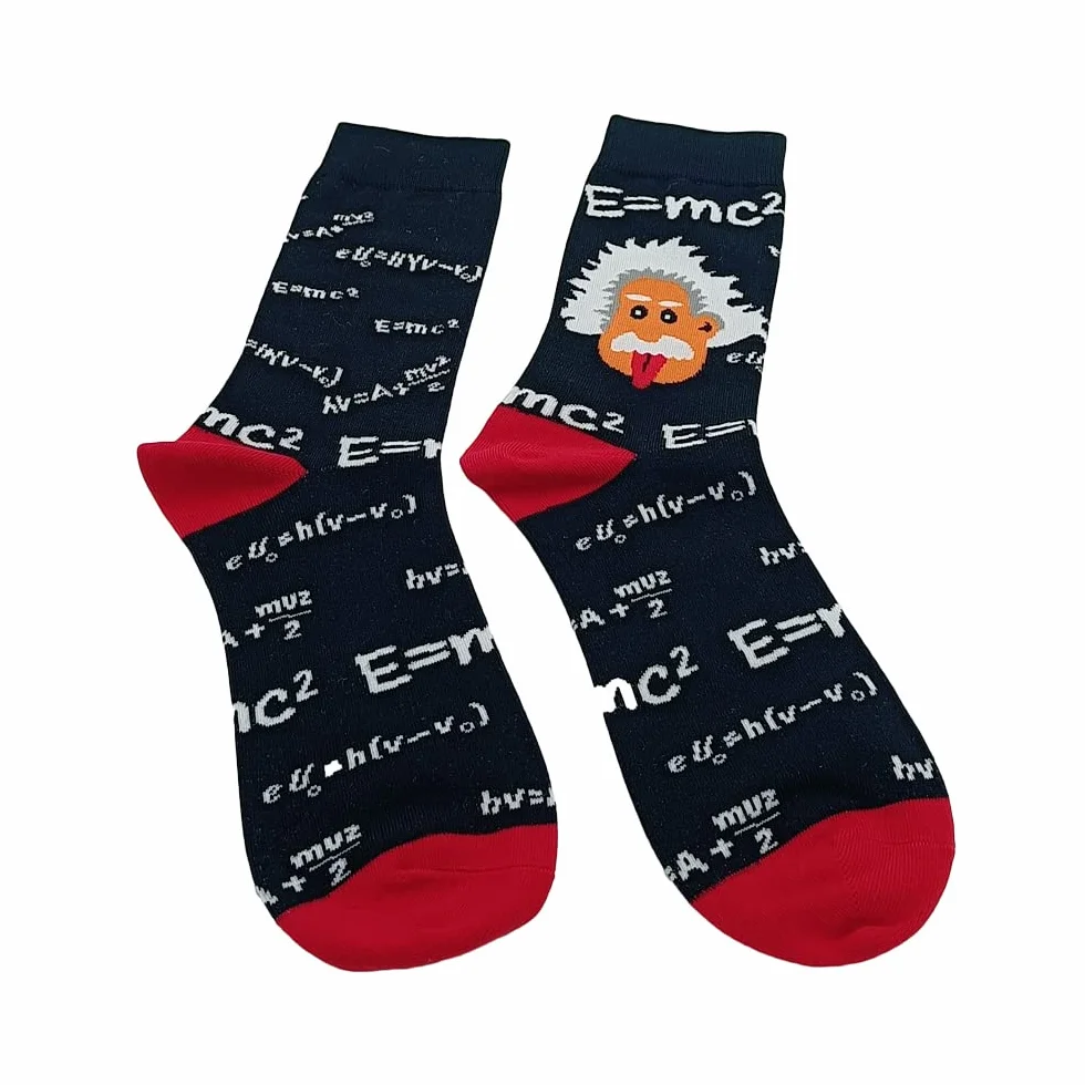 FGFD&OU Calcetines Divertidos Originales Unisexo de Algodón Para Hombre y Mujer - Fantasía Matemáticas, Regalo Para Navidad