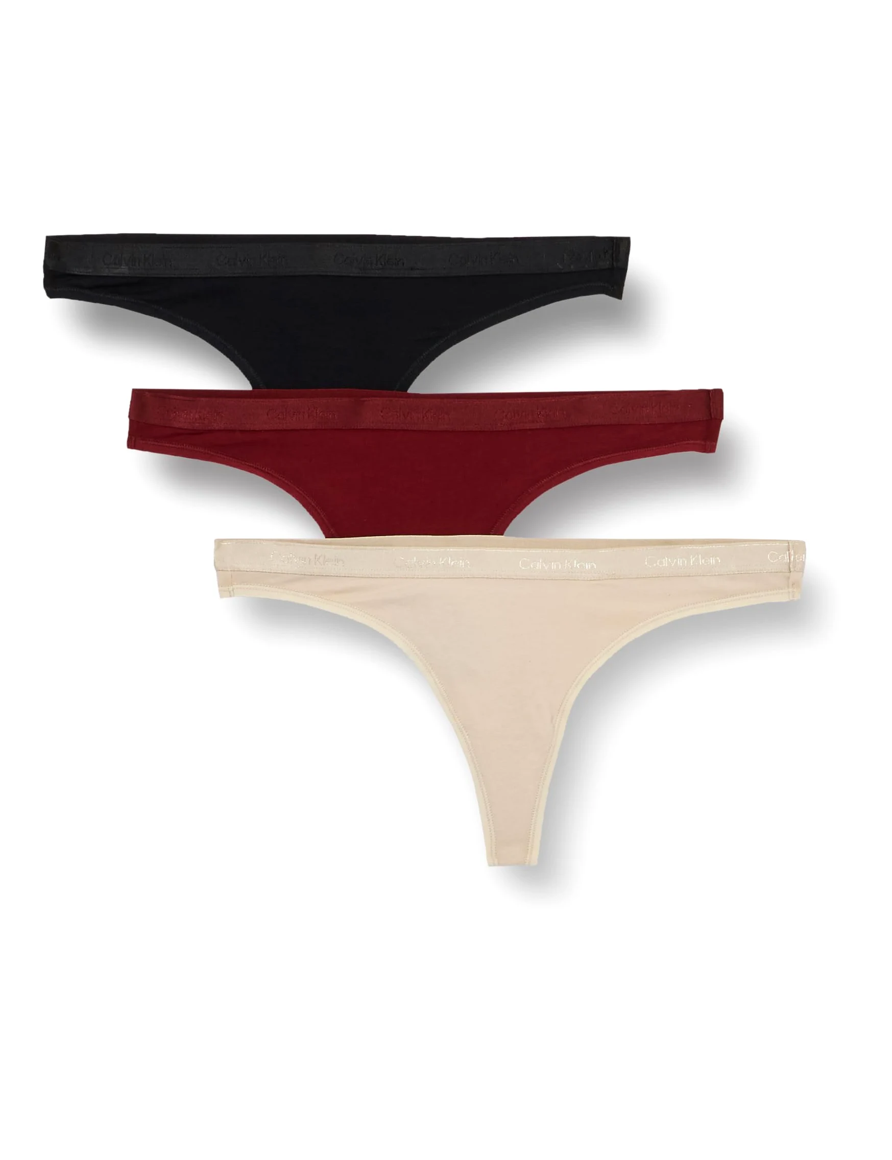Calvin Klein Tanga Mujer Pack de 3 Thong Ropa Interior