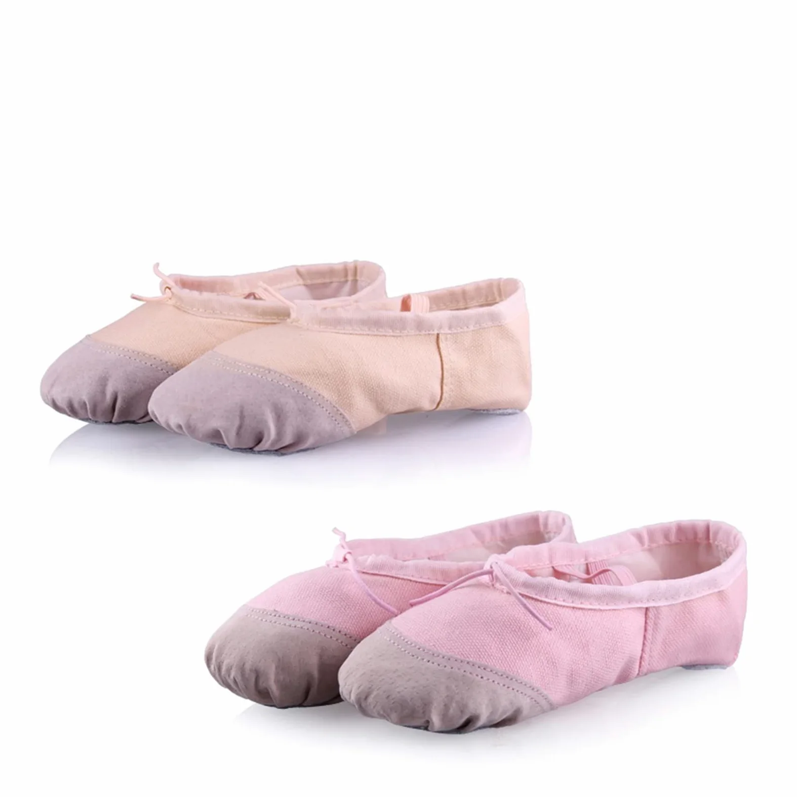 Zapatillas de Ballet Zapatillas de Ballet para niñas Zapatillas de práctica de Gimnasia Zapatillas de Baile de Ballet para niñas Zapatillas para niños pequeños (Color : Black-1, Shoe Size : 36) (Red