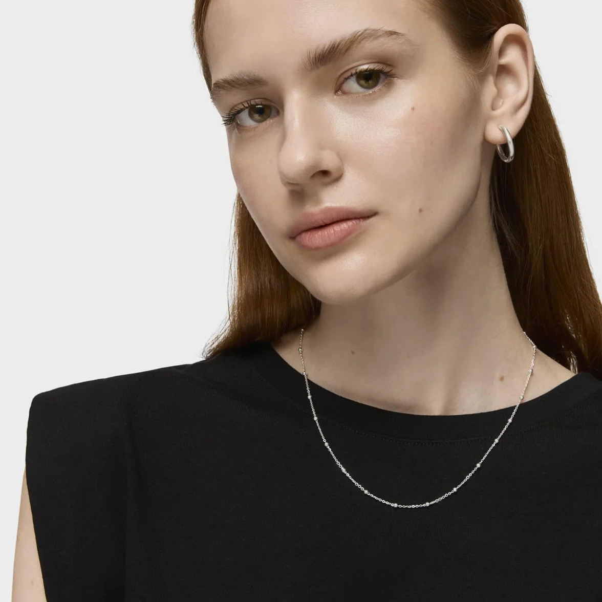TOUS Gargantilla Plata Primera Ley Mujer Bolas Intercaladas Colección CHAIN