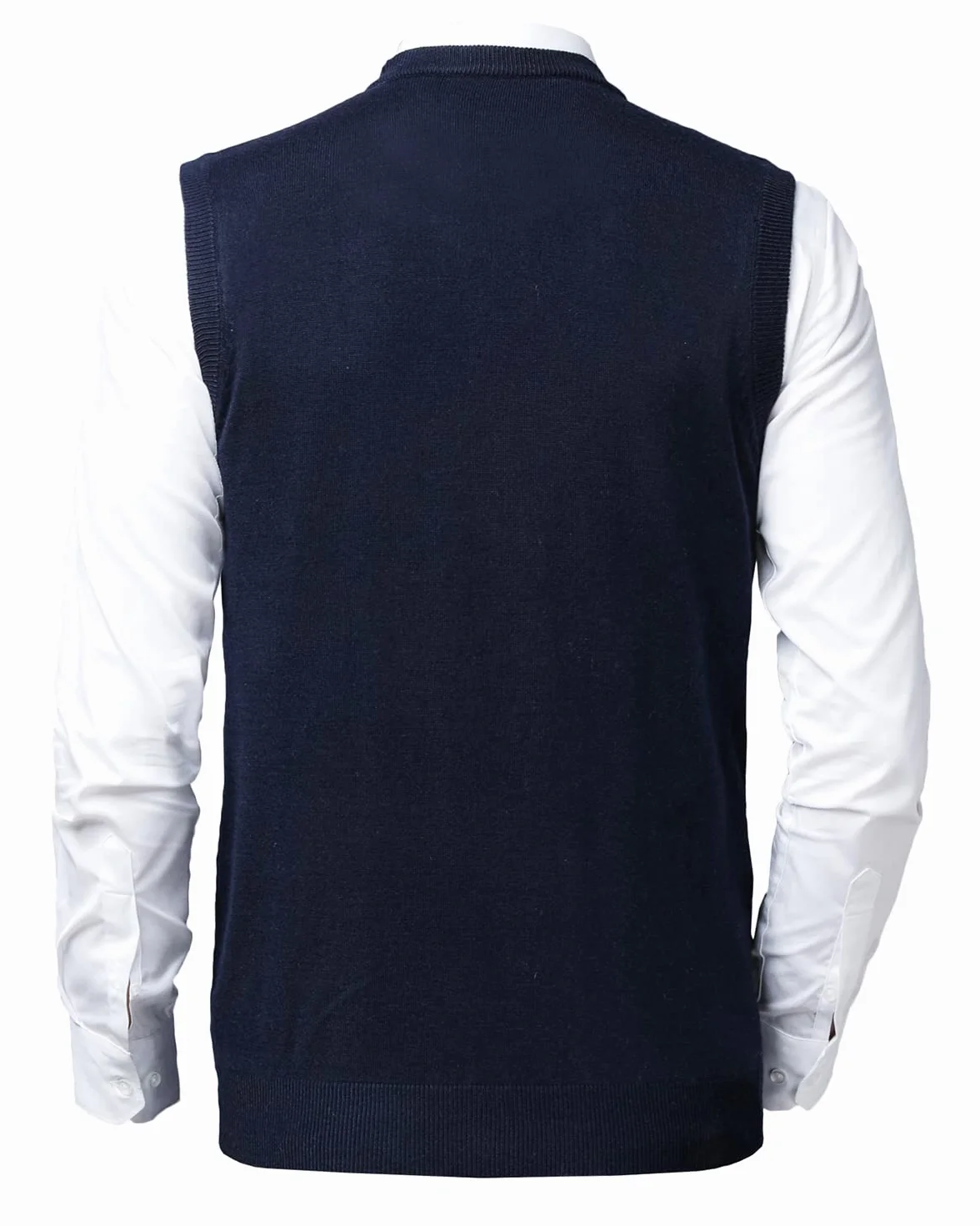Suéter sin Mangas para Hombre Chalecos de Punto Lana Cómodo Color Sólido Jersey De Punto Negocios Caballero Cárdigan Casual Otoño Invierno Caliente Chaqueta