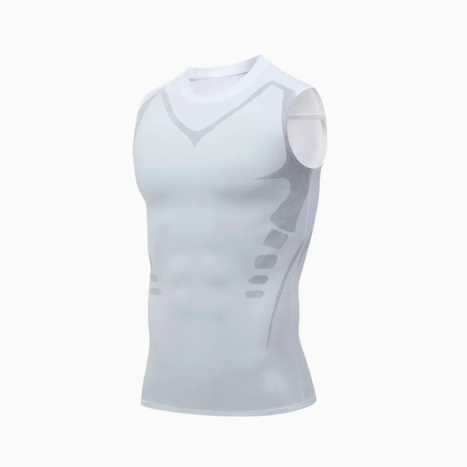 Tops Moldeadores Para Hombre Chaleco moldeador for hombre, chaleco adelgazante, moldeador de cuerpo, camisetas de compresión, camiseta sin mangas, Control de barriga, camisas de Fitness de secado rápi