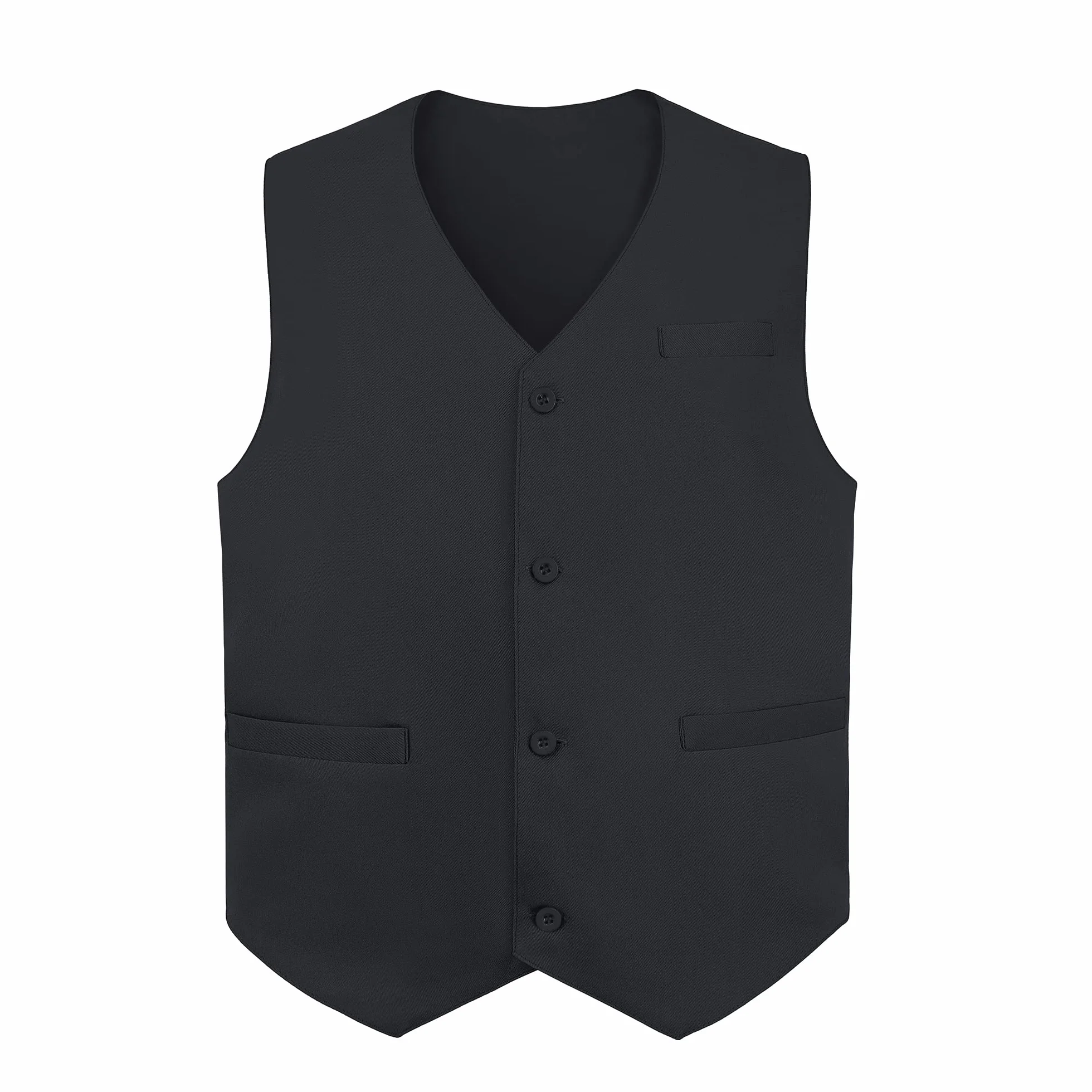 TopTie Chaleco de Vestir Unisex para Hombre y Mujer Negro