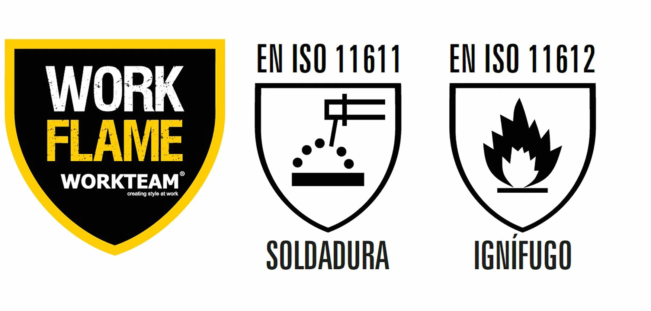 Work Team Cazadora ignífuga, Cremallera Oculta. 100% Algodón. Certificado IGNIFUGO EN11612. Hombre