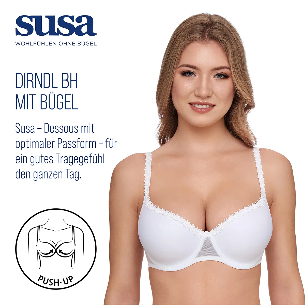 Susa Damen Dirndl-BH 7300 Dirndl - BHS Mujer