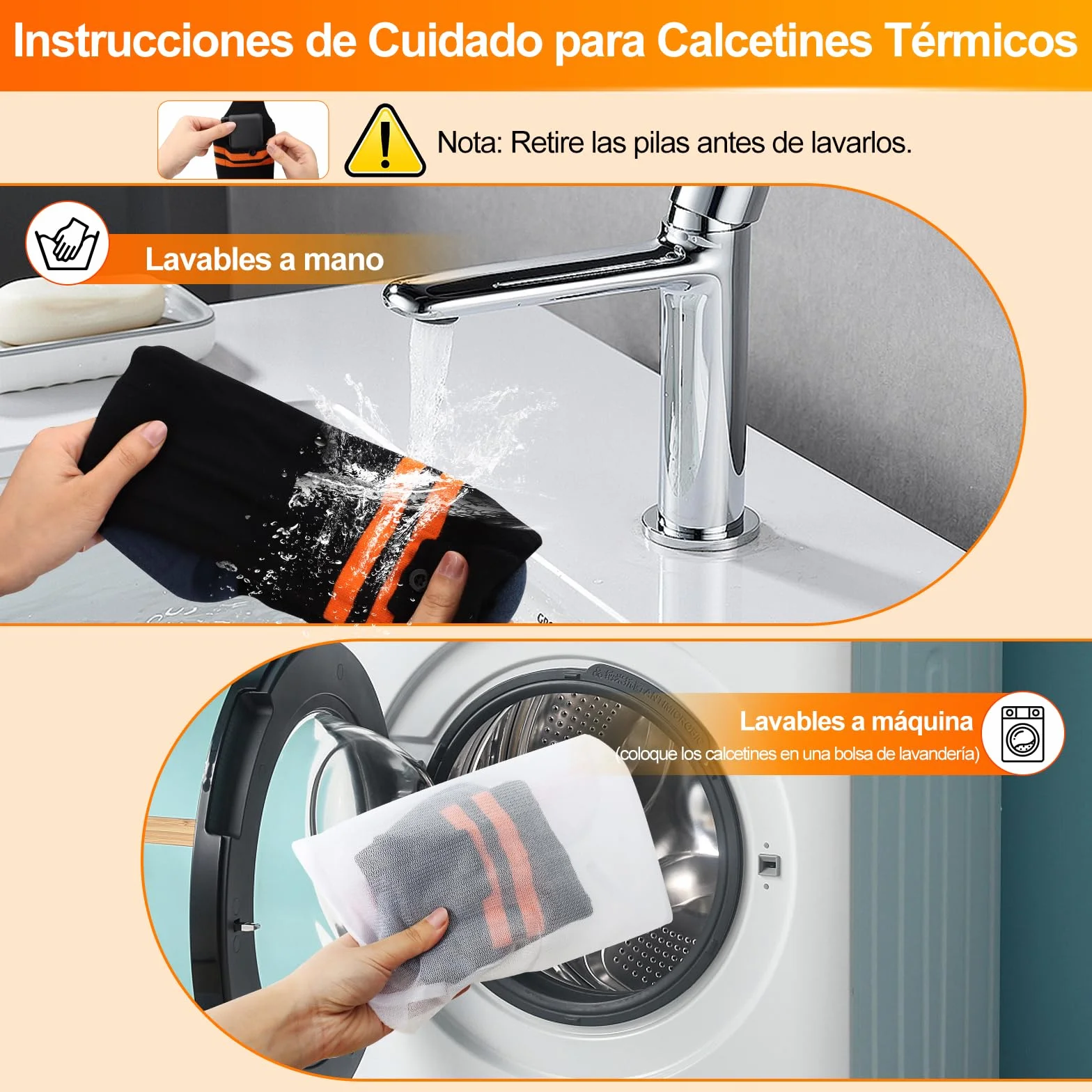 Calcetines Calefactables para Hombre y Mujer, Calcetines Calefactables Recargables con 4 Niveles de Calefacción, Calcetines Eléctricos de 5000mAh para Esquiar, Hacer Senderismo, Acampar