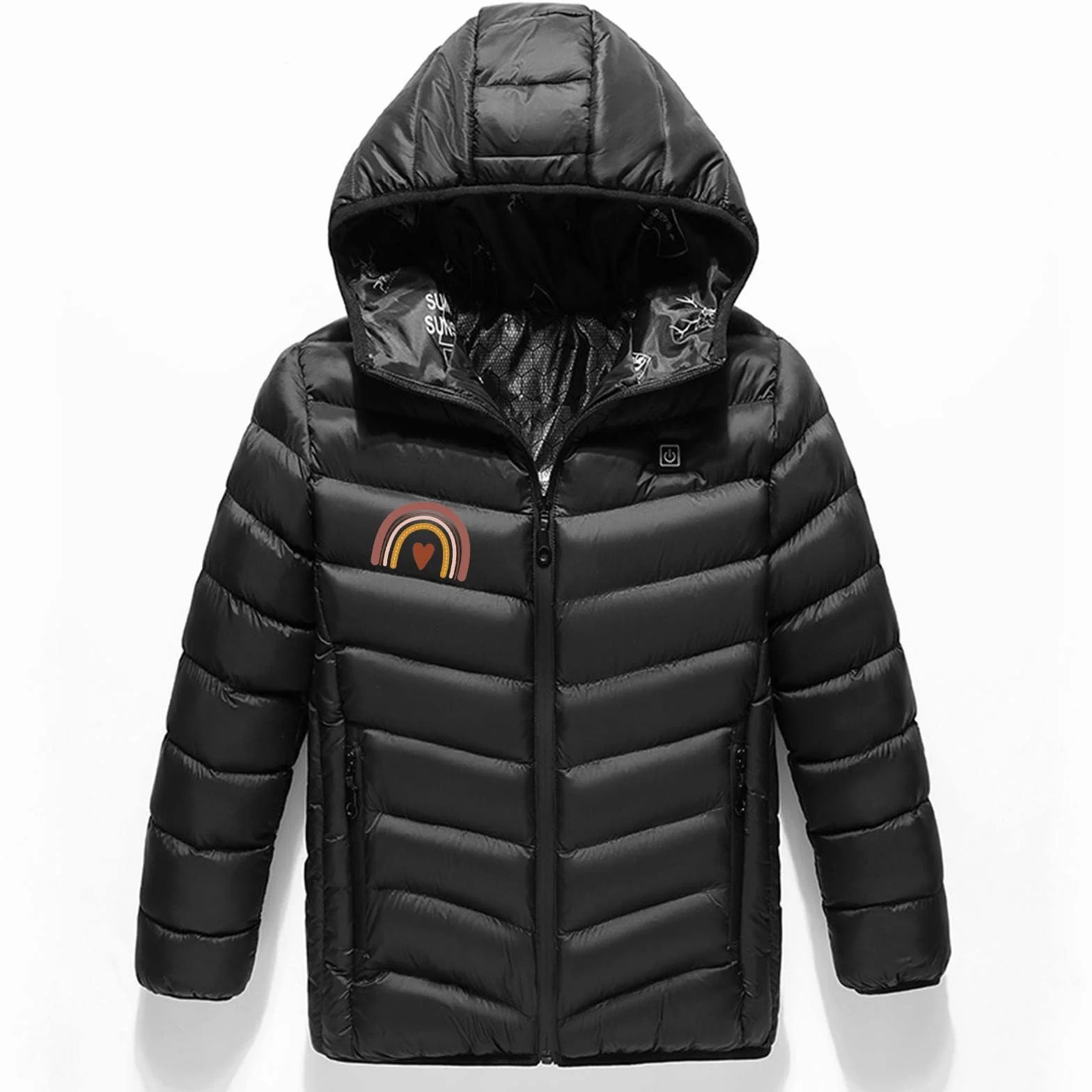 YAOJIWANG NiñOs Chaqueta Calefactable Chaleco Grueso, Ropa Deportiva, USB Chaquetas Calefactables Abrigos Para Acampar, Esquí, Chaleco Calefactor EléCtrico Usb, Chaquetas, Abrigo Lavable