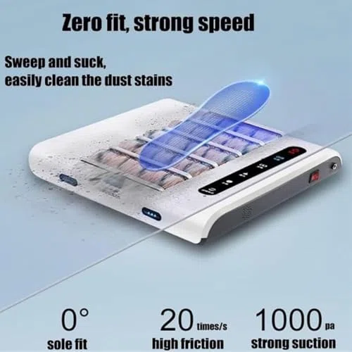 Cepillo de Zapatos Recargable por inducción de 260 RPM, máquina Totalmente automática para Limpiar y pulir Suelas de Zapatos para el hogar y la Oficina.