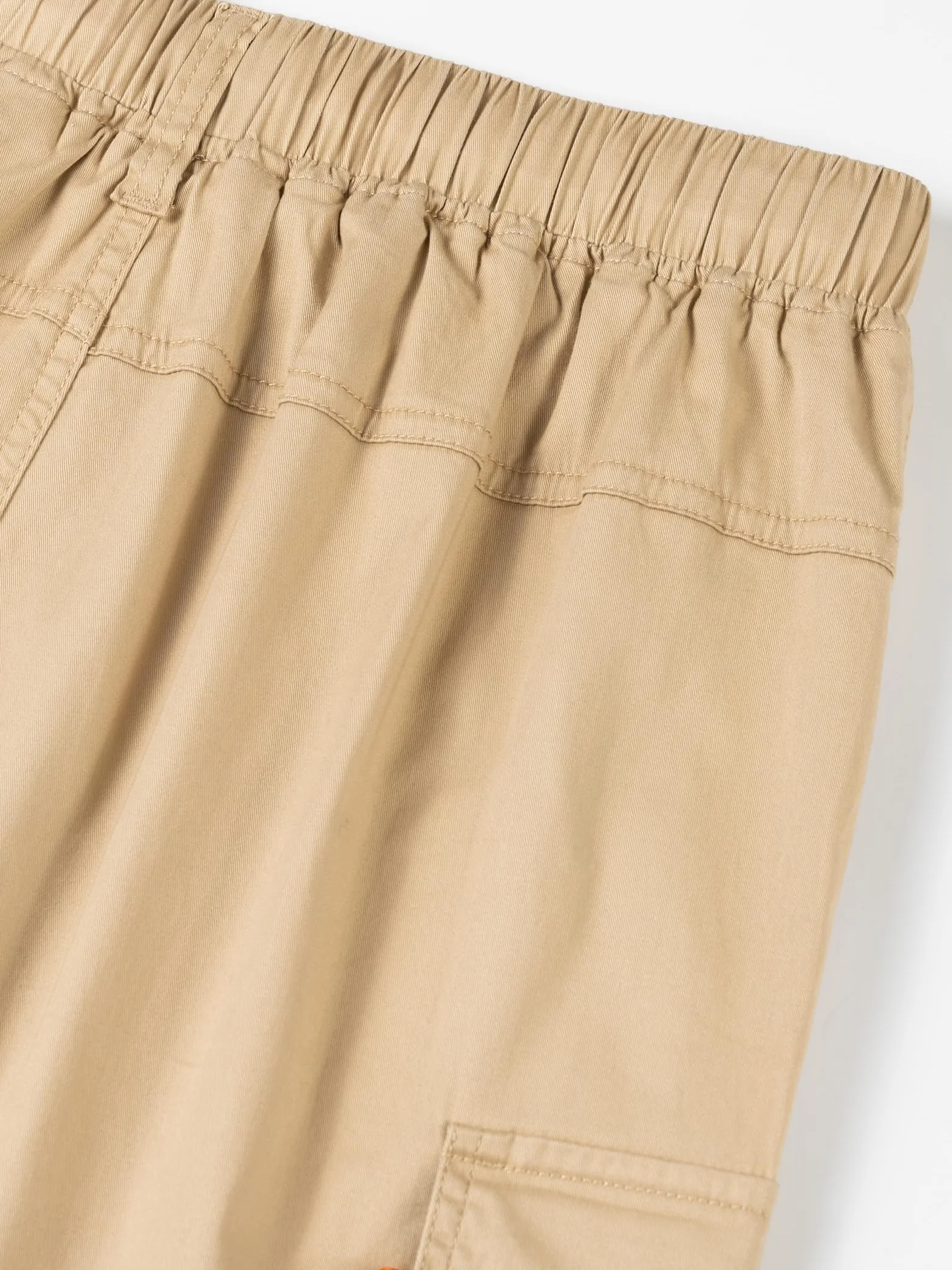YoungSoul Bermudas Cargo Niño con Bolsillo en Contraste