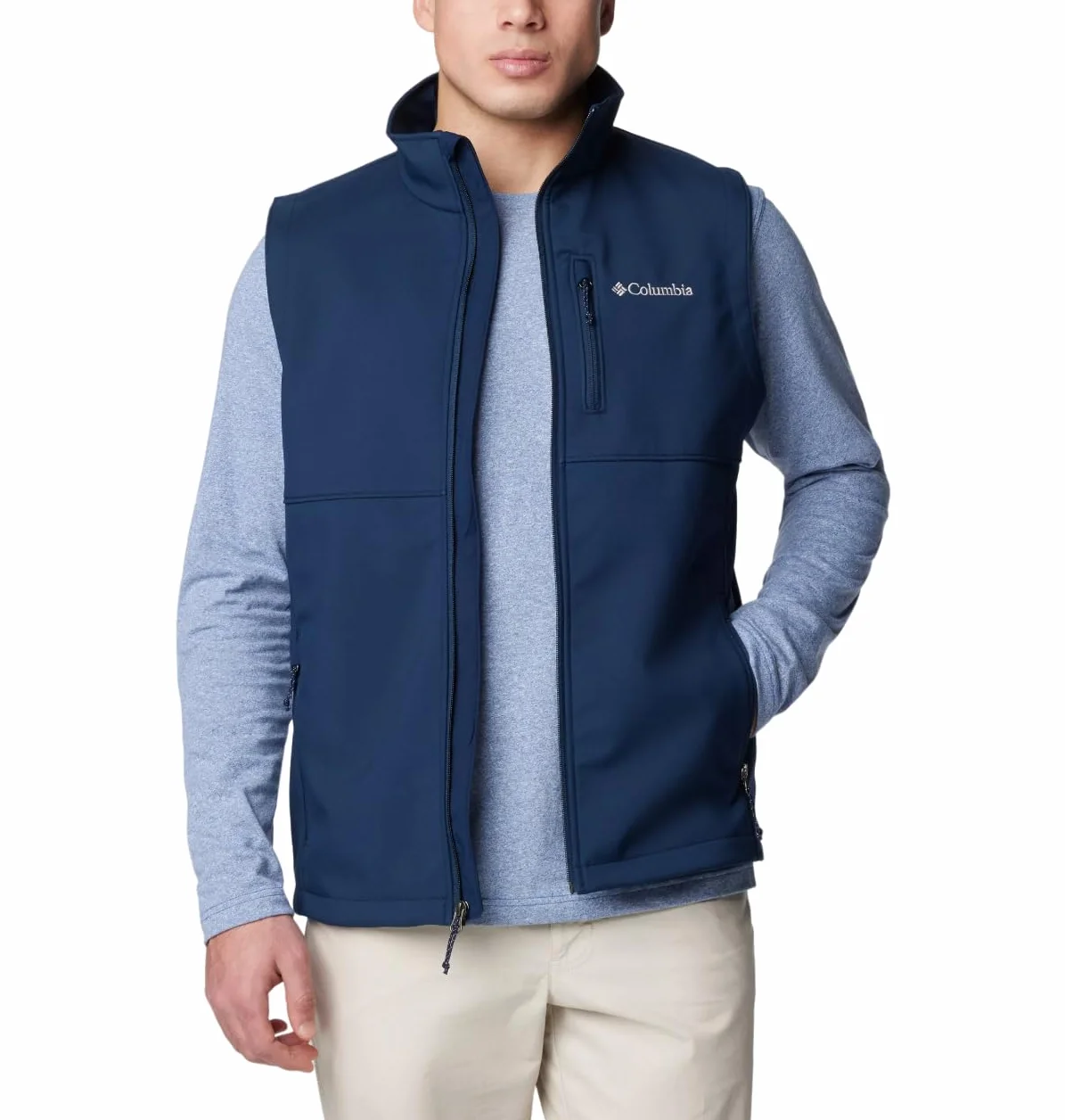 Columbia Ascender II Softshell Vest, Chaleco de Softshell para Hombre
