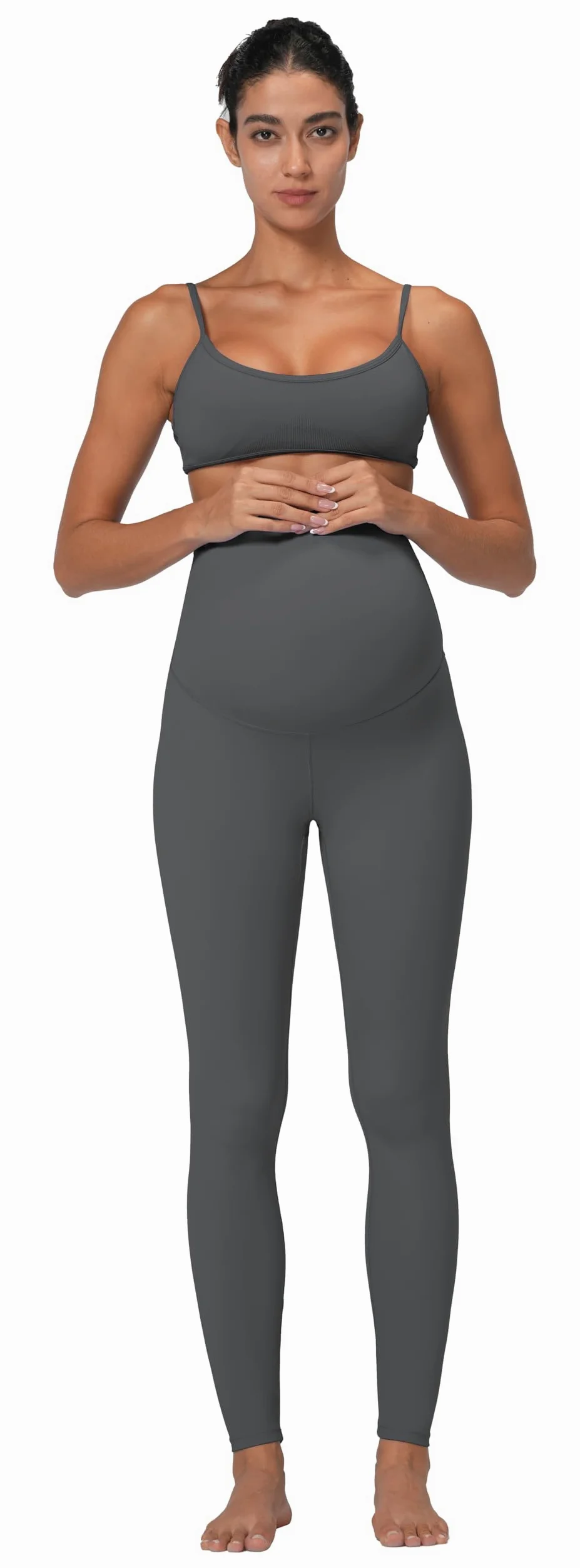 Sunzel Sunzfly - Leggings de maternidad para mujer sobre el vientre, suaves, pantalones de yoga para embarazo, para otoño e invierno, entrenamiento, descanso