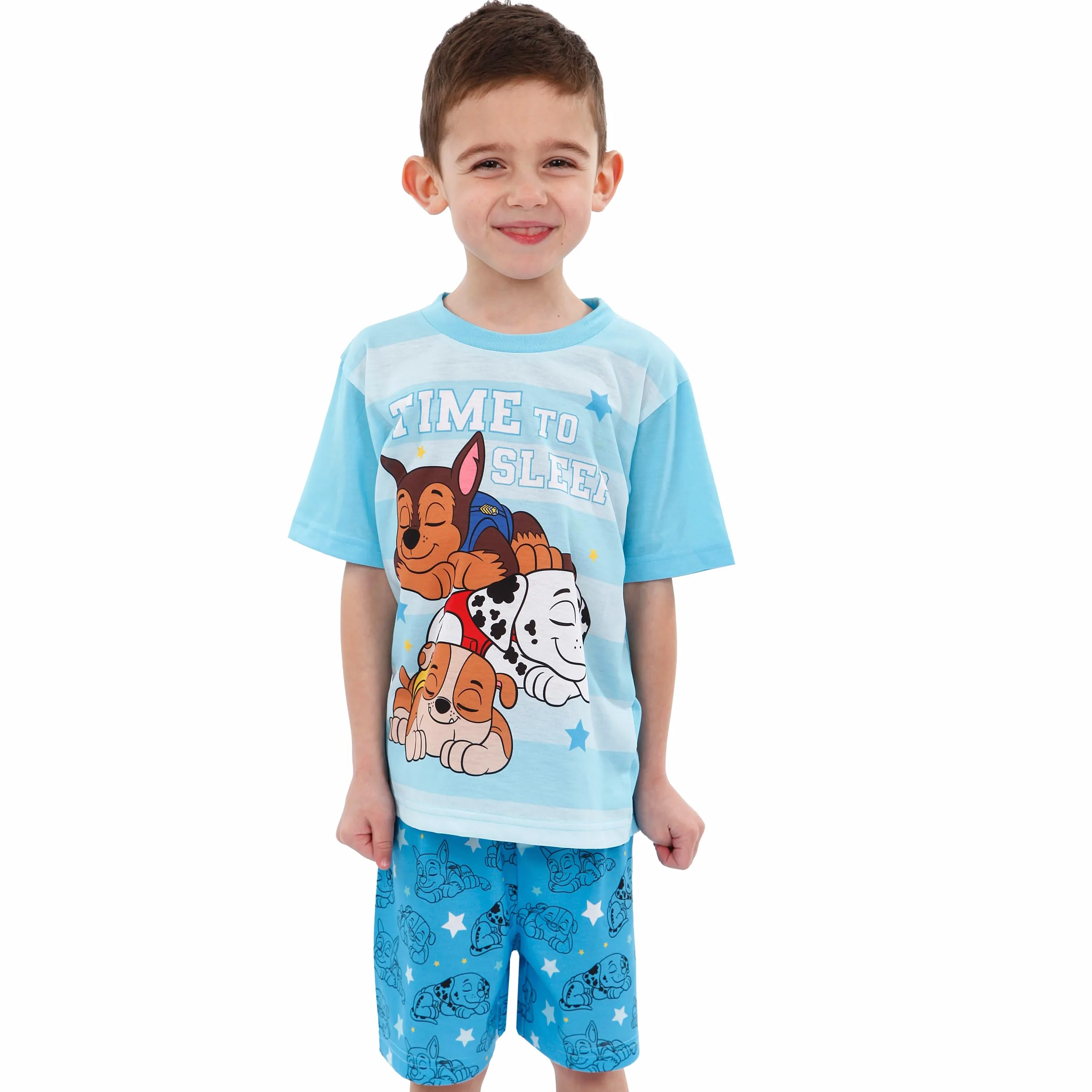 Paw Patrol Pijama Niño Patrulla Canina Corto Verano