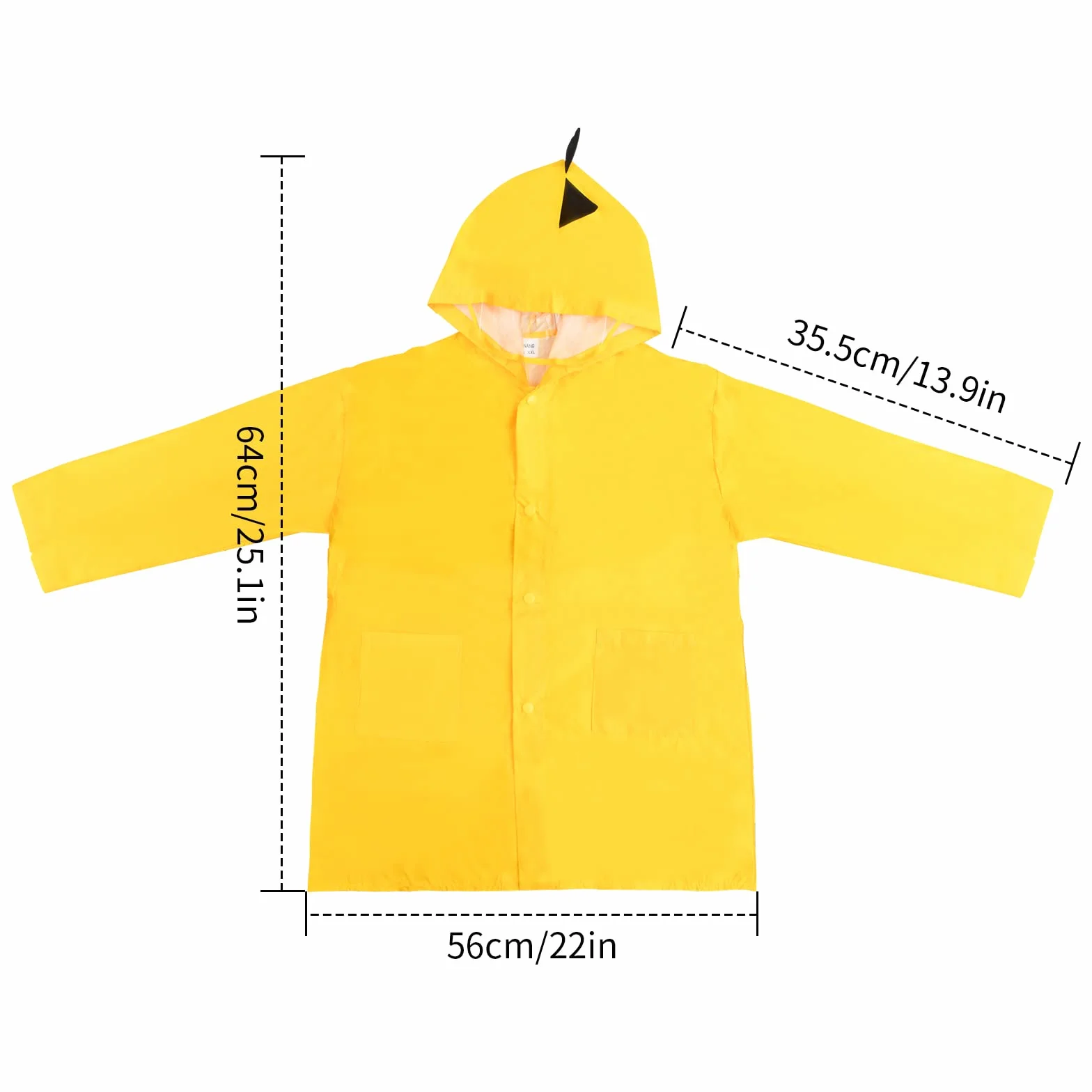 Infantiles Chubasquero, Impermeable Abrigo Ropa Poncho de Lluvia para Niños Niñas, 5-8 Años Chaquetas Traje Capa de Lluvia con Capucha para al Aire Libre Ciclismo Cámping Senderismo