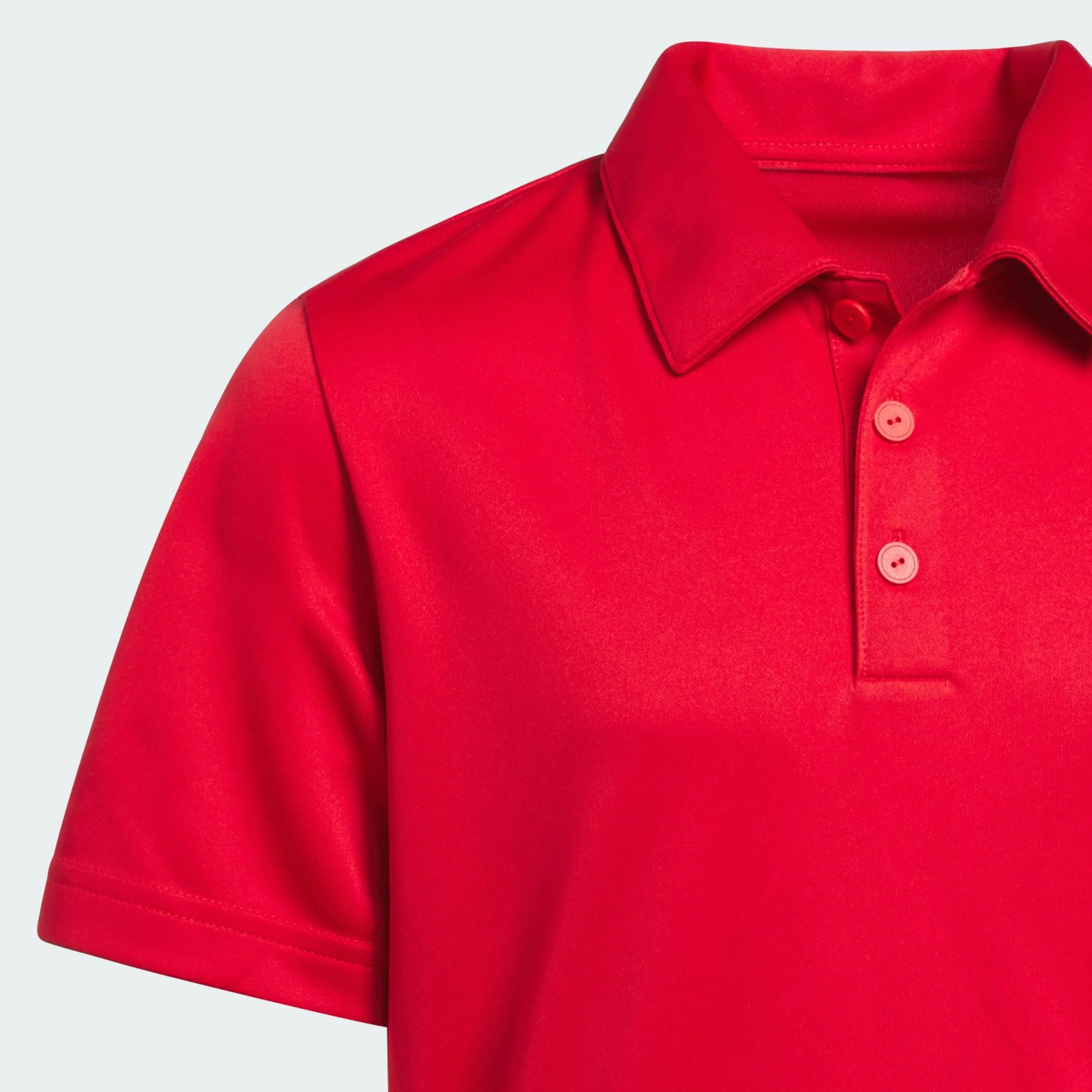 Adidas Polo de Manga Corta para niños, poliéster Reciclado, Color Blanco