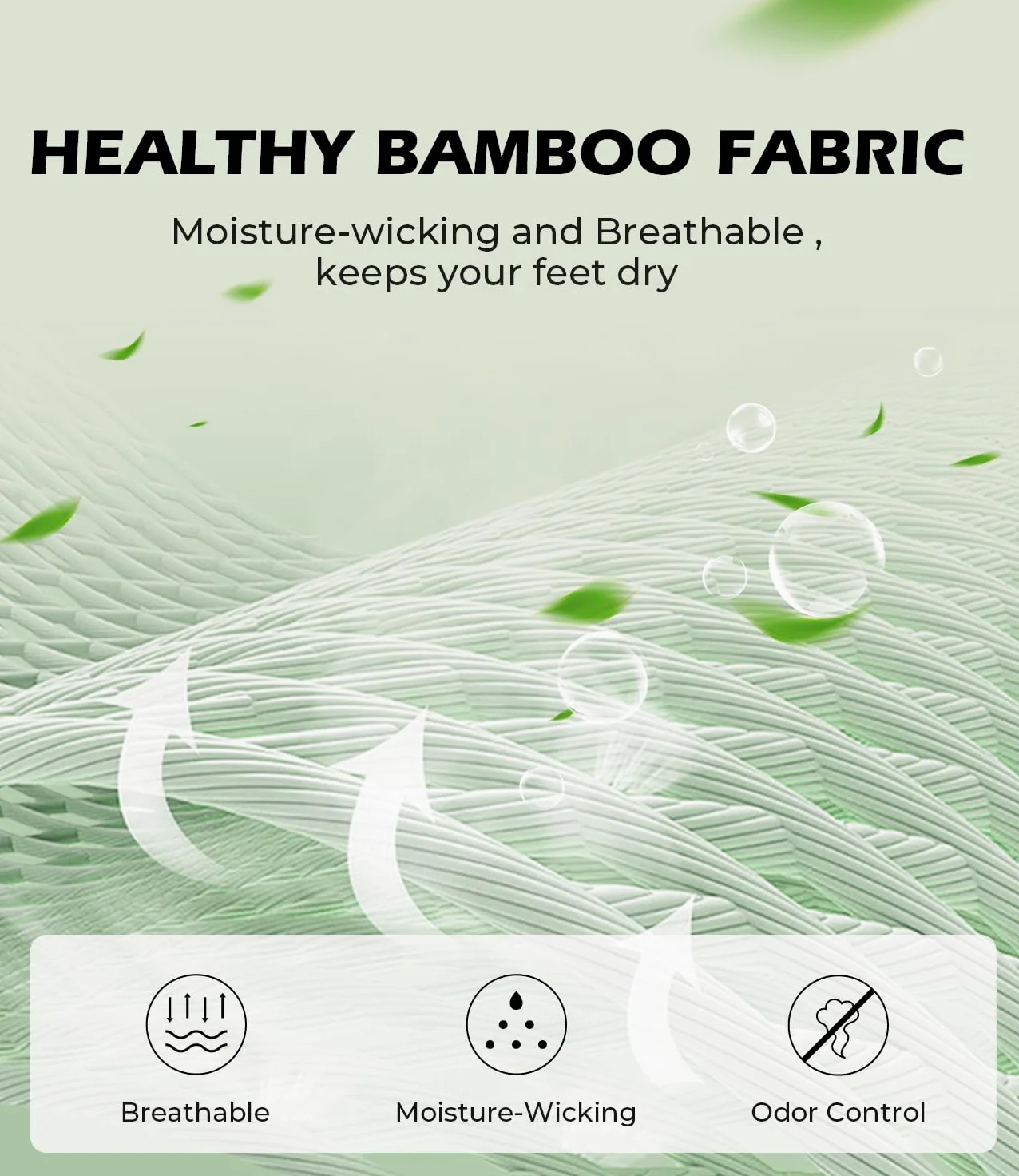 BAMBOO COOL Calcetines invisibles para hombre, de corte bajo, transpirables, absorben la humedad, antideslizantes, para correr, entrenamiento, casual, 6 paquetes