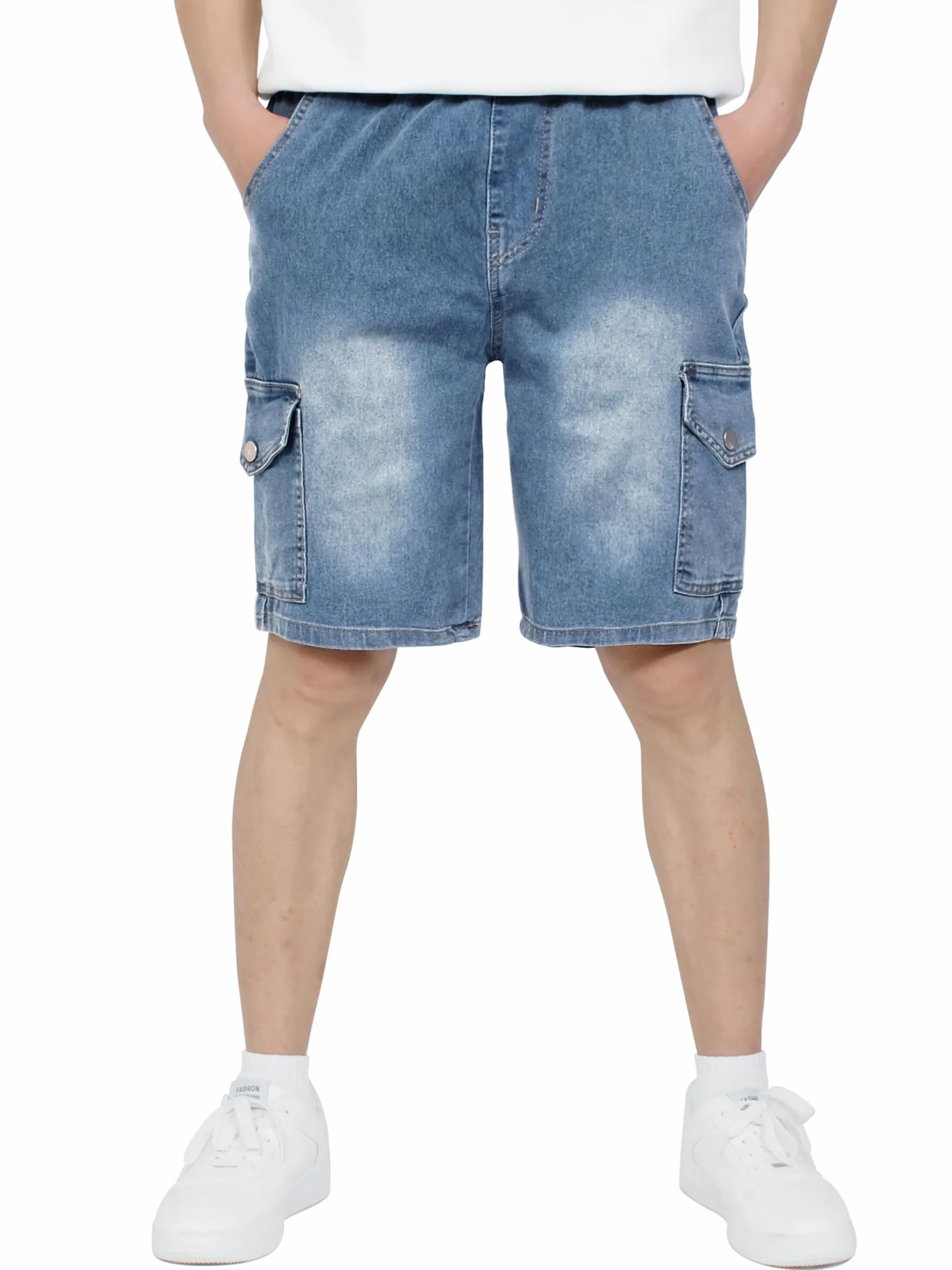 CAMLAKEE Pantalon Corto Cargo Niño Short
