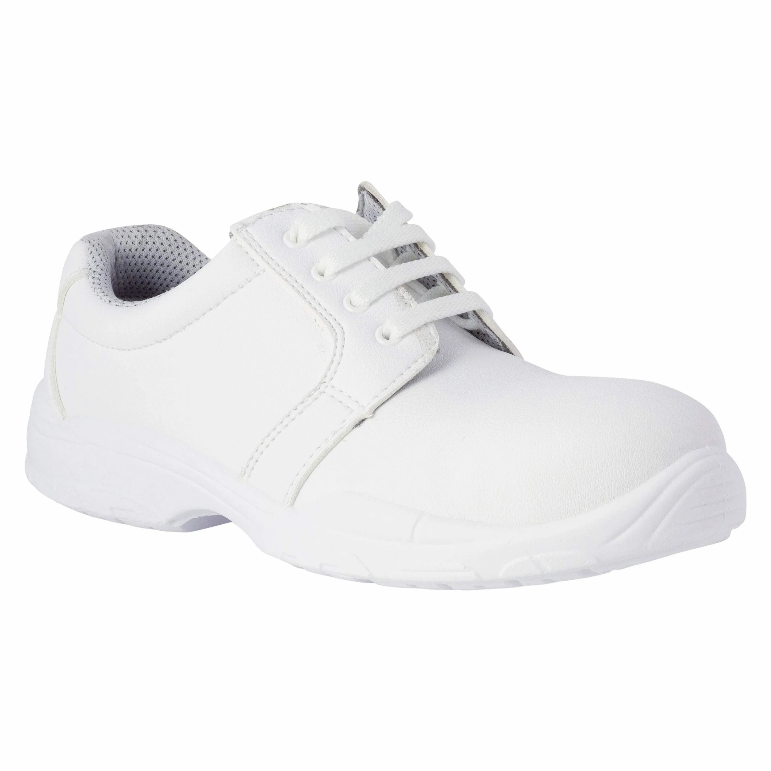 REPOSA Work - Zapatos de Trabajo Hombre y Mujer con Puntera de Seguridad, Zapatos Sanitarios Mujer Cerrados con Cordones, Zapatos Sanitarios y Cocina Cómodos, Antideslizantes, Antishock, Antiestáticos