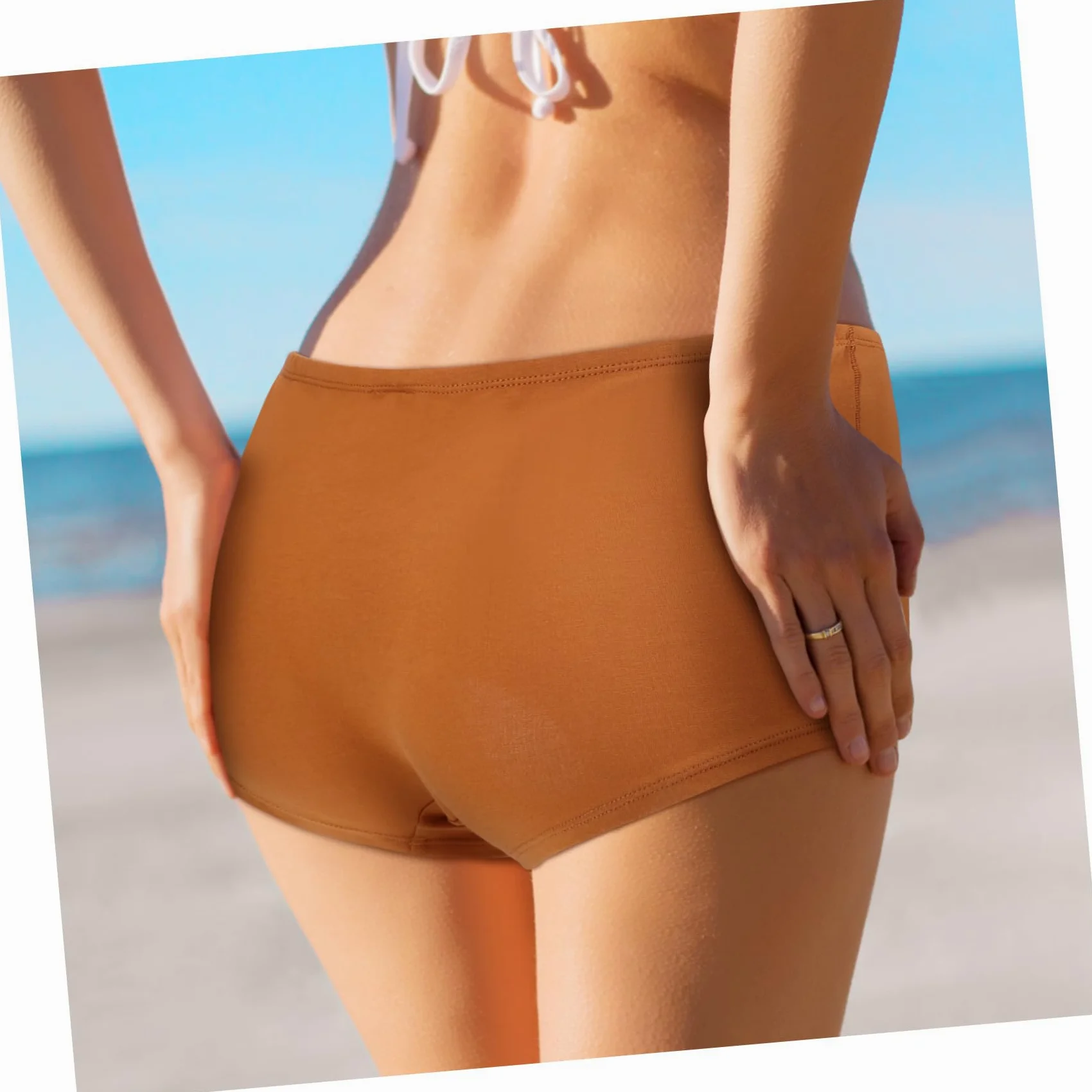 VANZACK 5piezas Bragas De Mujer Tipo Bóxer Cobertura Total Algodón Talla Xxl Pack De Uso Diario