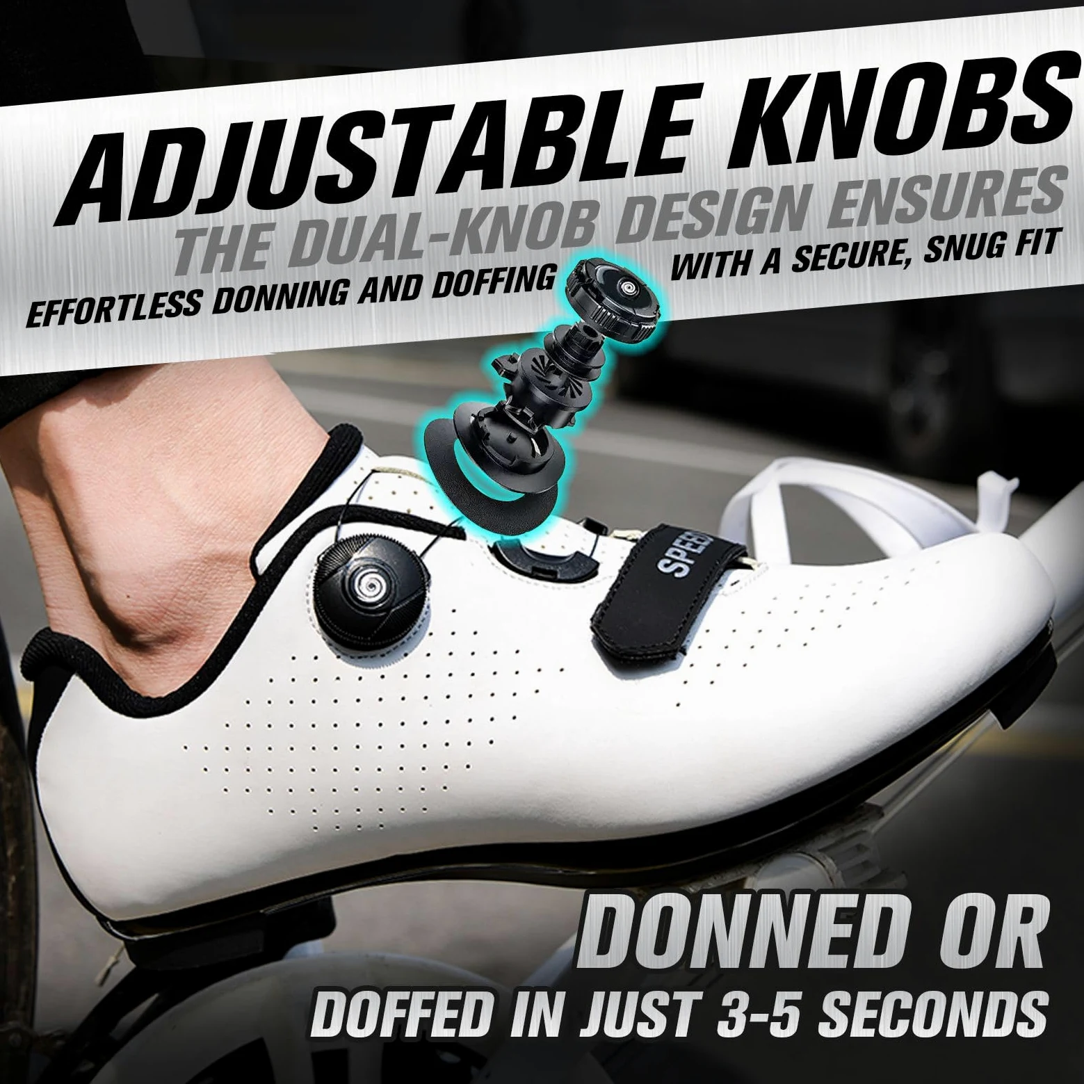 Zapatos Ciclismo Color Sólido, Hombres Mujeres Zapatillas De Bicicleta De Carretera Y MTB, Sneakers Deporte Profesionales para Exteriores Compatibles con Peloton SPD/SPD-SL Y Look