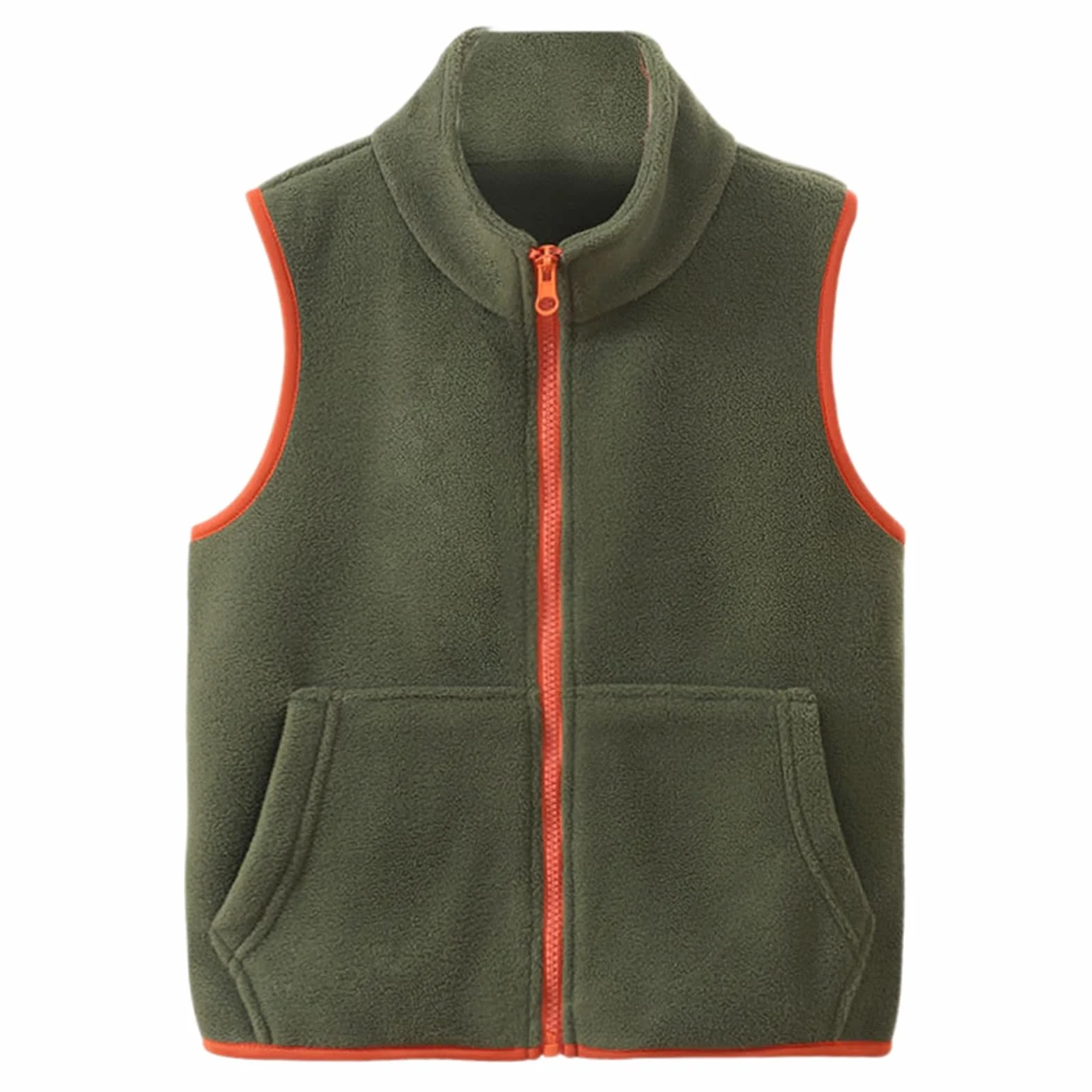 Cicilin Chaleco de forro polar unisex para niños chaqueta cálida de invierno