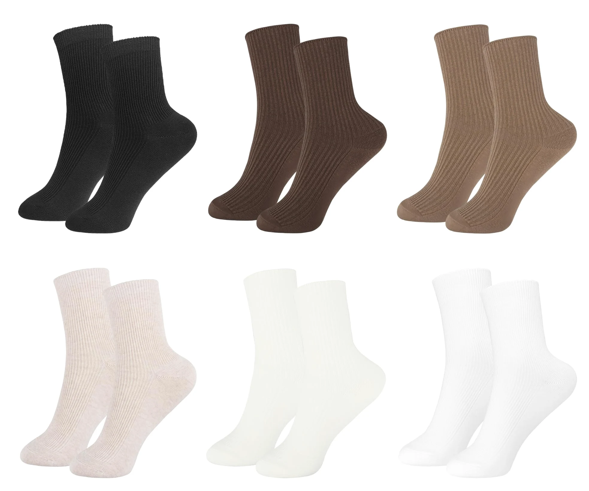 Calcetines de algodón para mujer, finos, informales, atléticos, estéticos, para mujer, calcetines acanalados para el tobillo