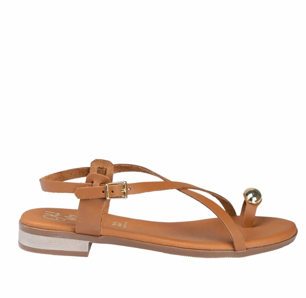 Oh!My Sandals 5863 Sandalia DE Piel Adorno Dedo Mujer