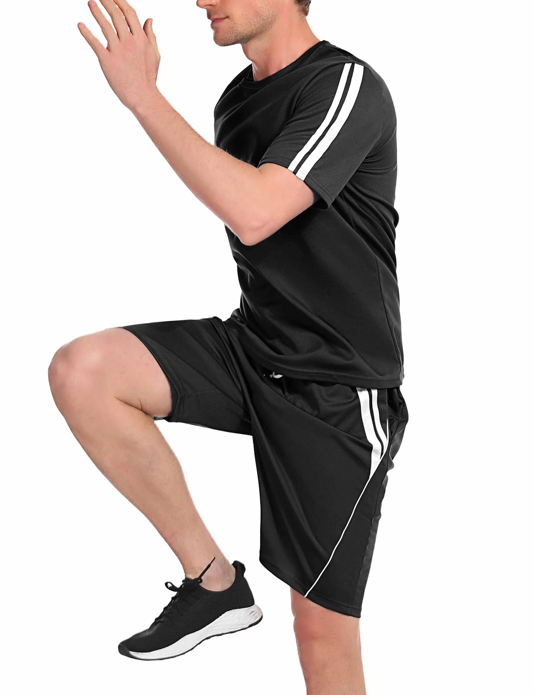 Nieery Conjunto Chándal para Hombre Traje Deportivo Casual para Jogging Baloncesto Fútbol
