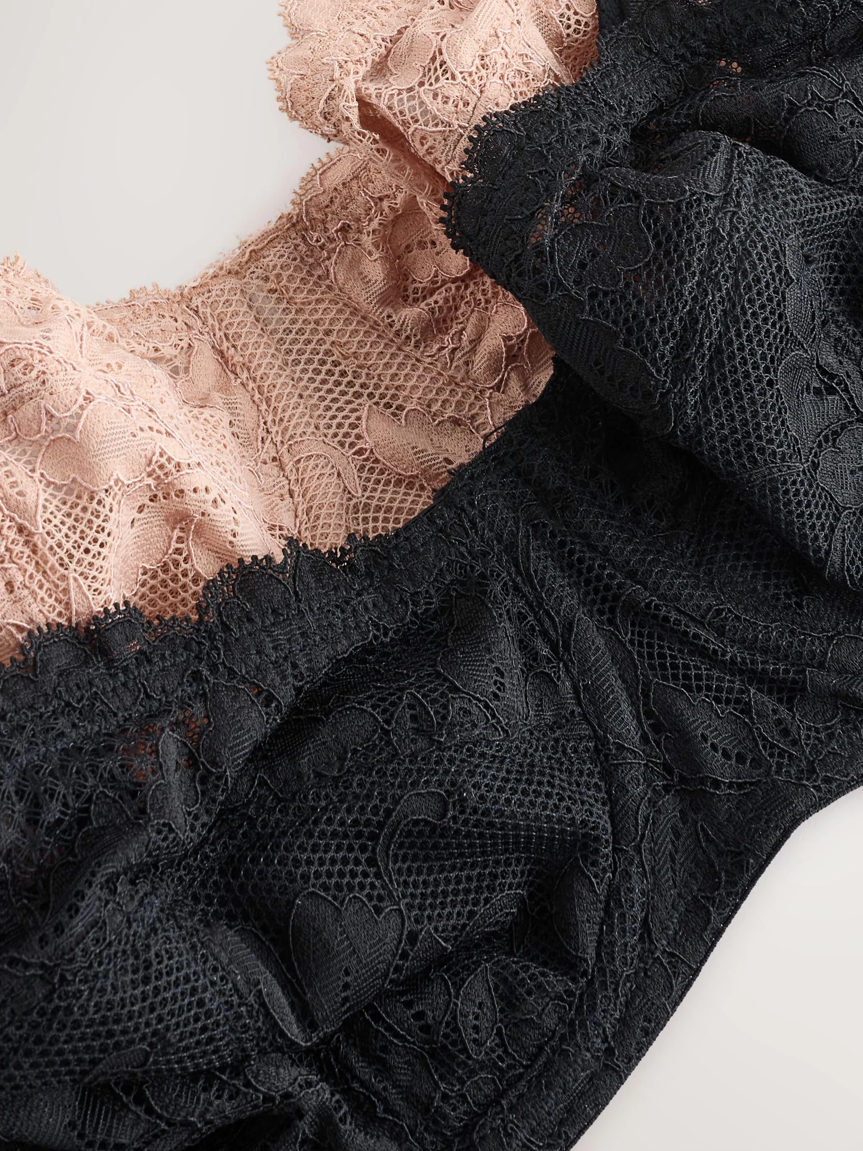 NEXT Brasier multifunción sin tirantes para mujer con encaje, paquete de 2 unidades